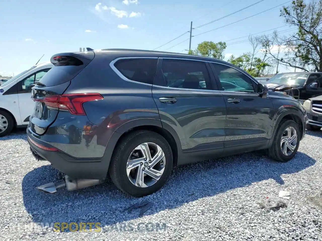 3 Photograph of a damaged car 5NMS14AJ8MH340989 HYUNDAI SANTA FE 2021
