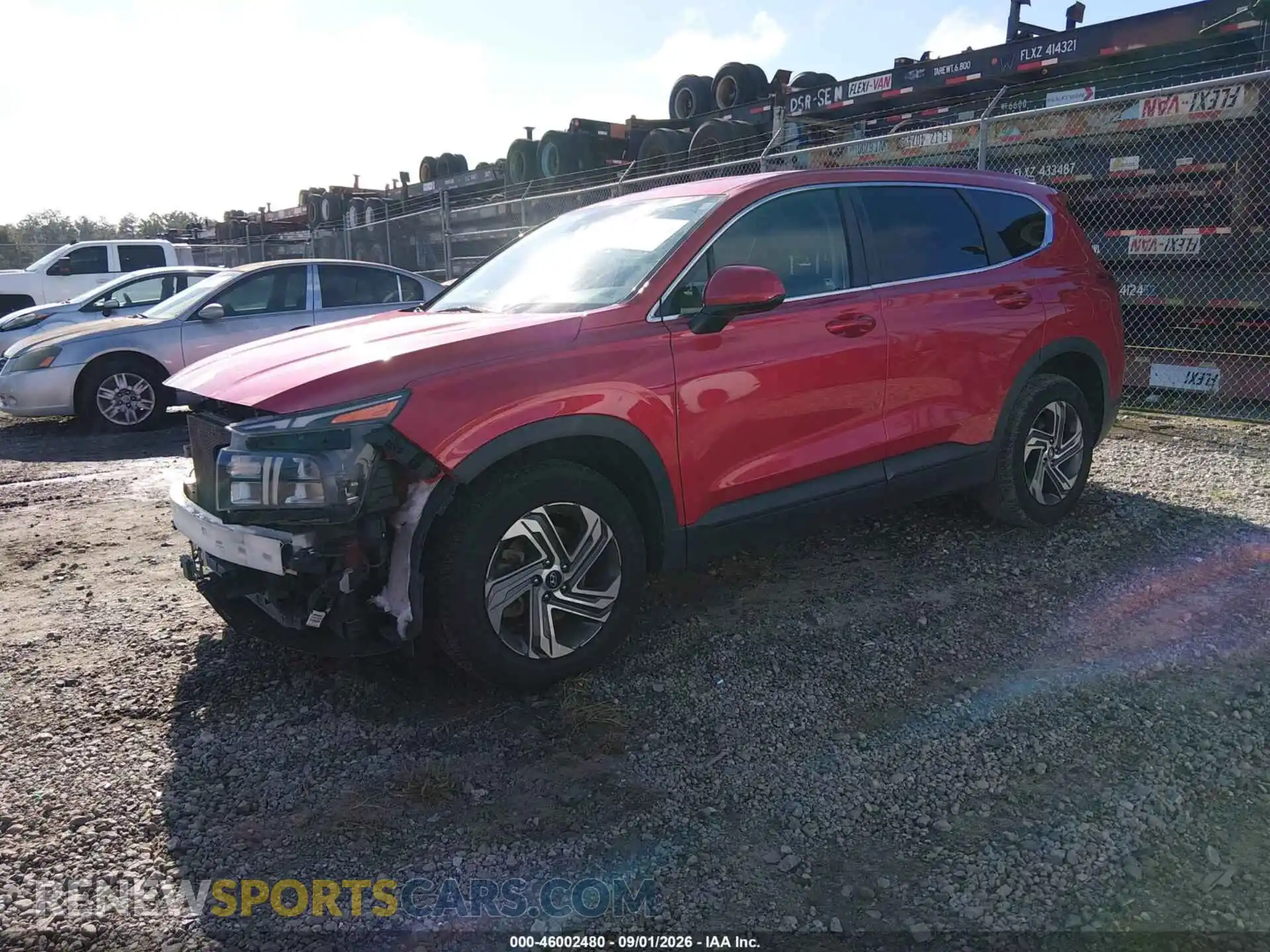 2 Photograph of a damaged car 5NMS14AJ9MH336093 HYUNDAI SANTA FE 2021