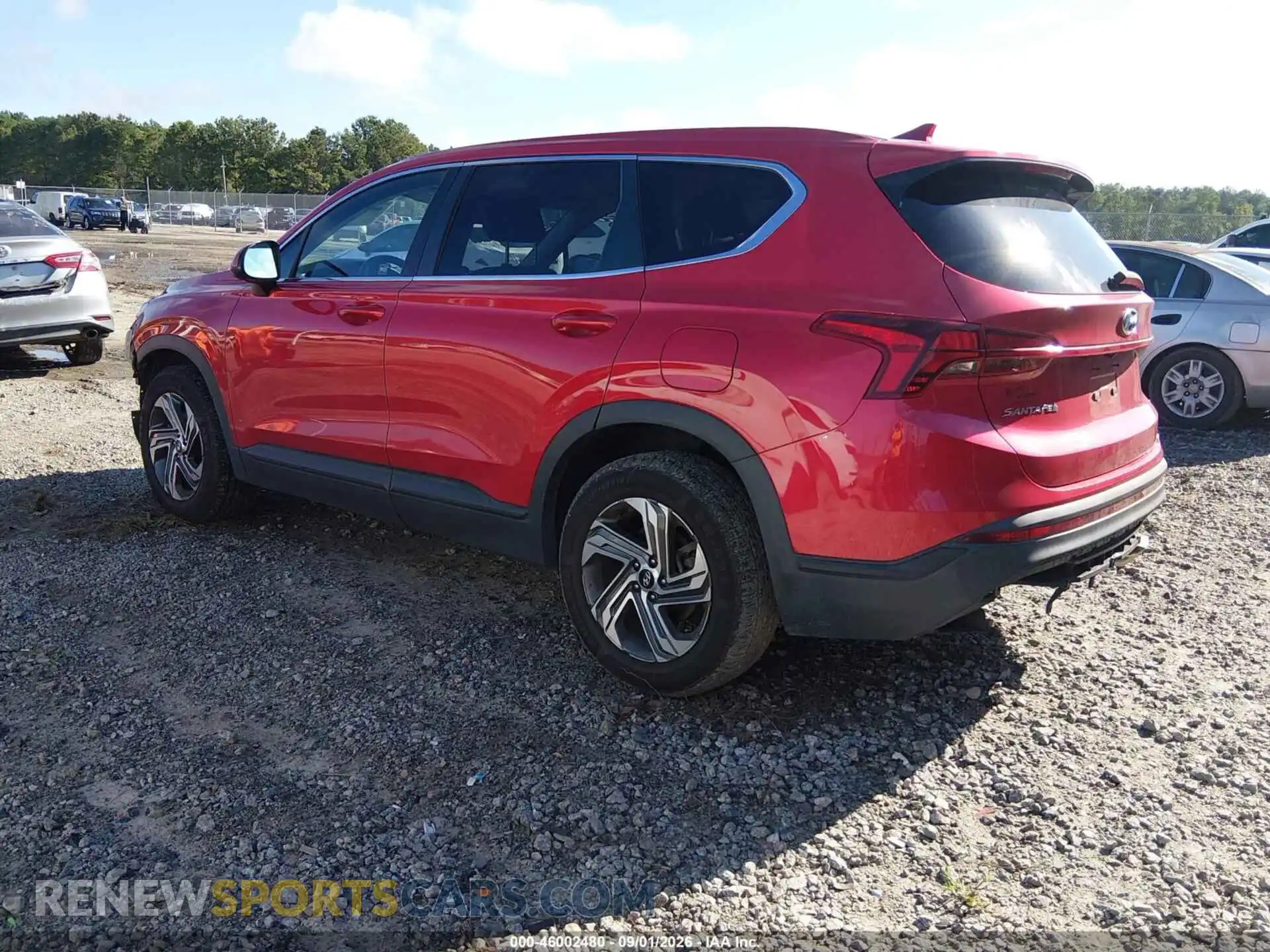 3 Photograph of a damaged car 5NMS14AJ9MH336093 HYUNDAI SANTA FE 2021