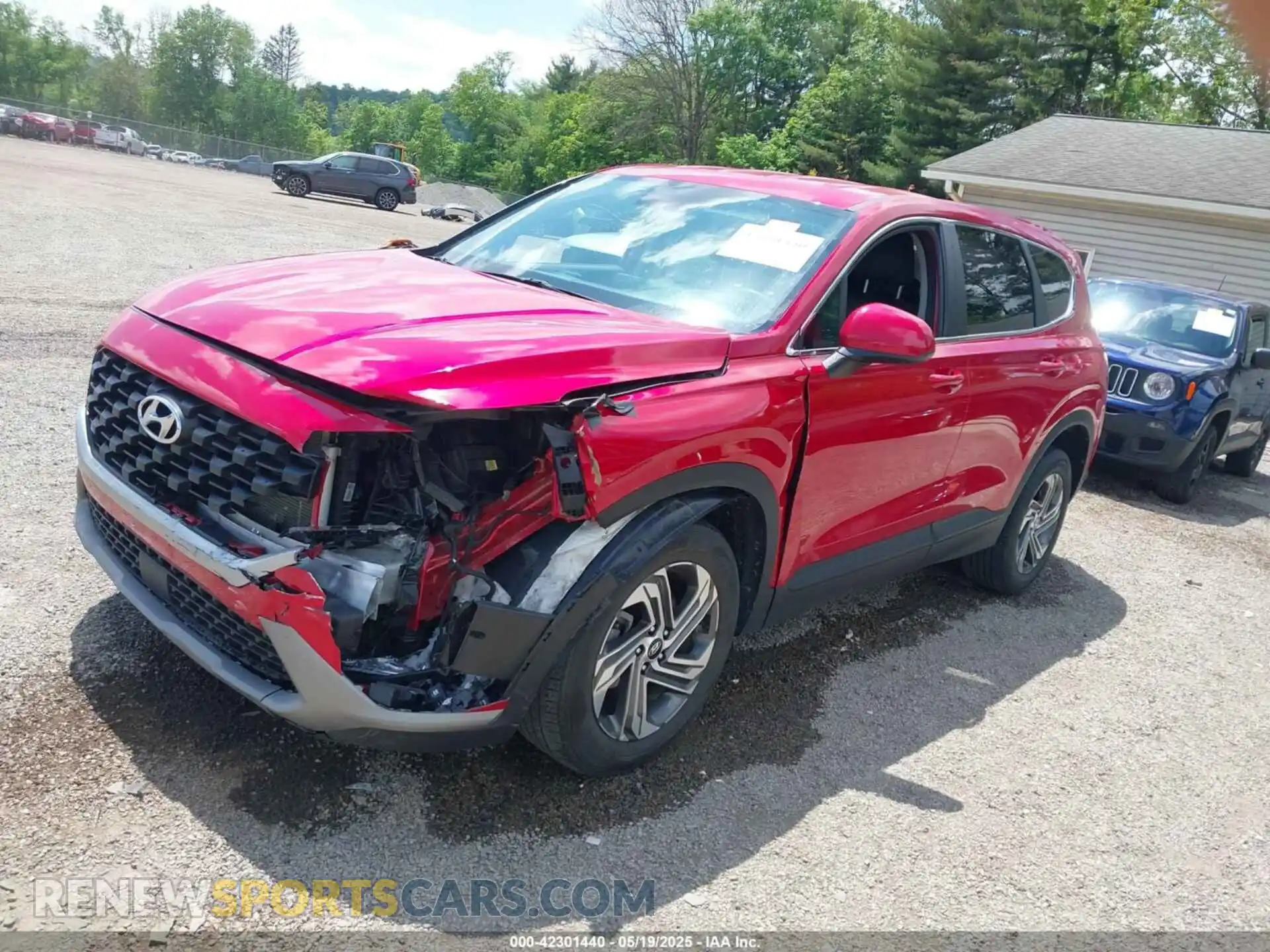 2 Photograph of a damaged car 5NMS14AJXMH336085 HYUNDAI SANTA FE 2021