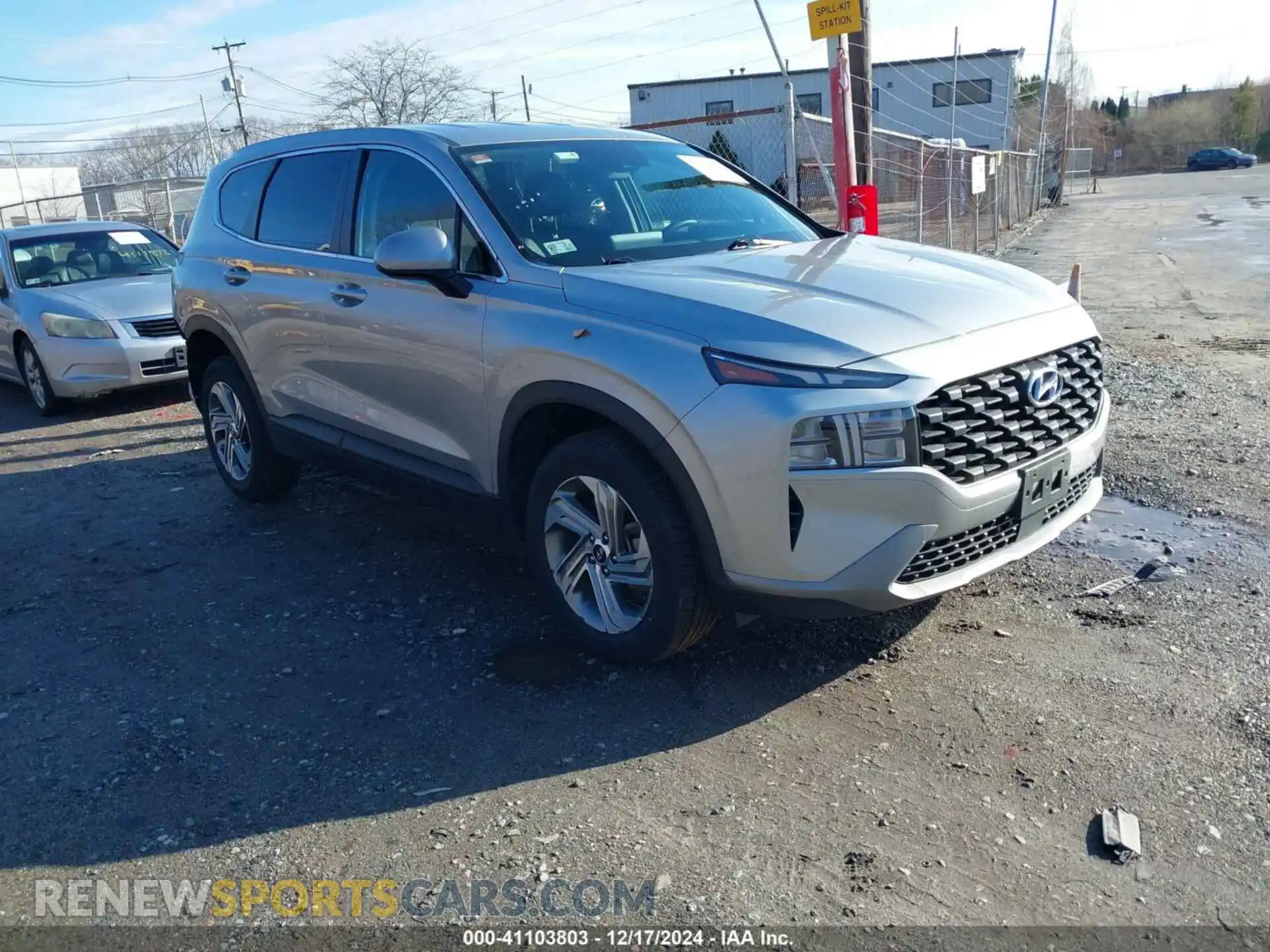 1 Photograph of a damaged car 5NMS1DAJ0MH322907 HYUNDAI SANTA FE 2021