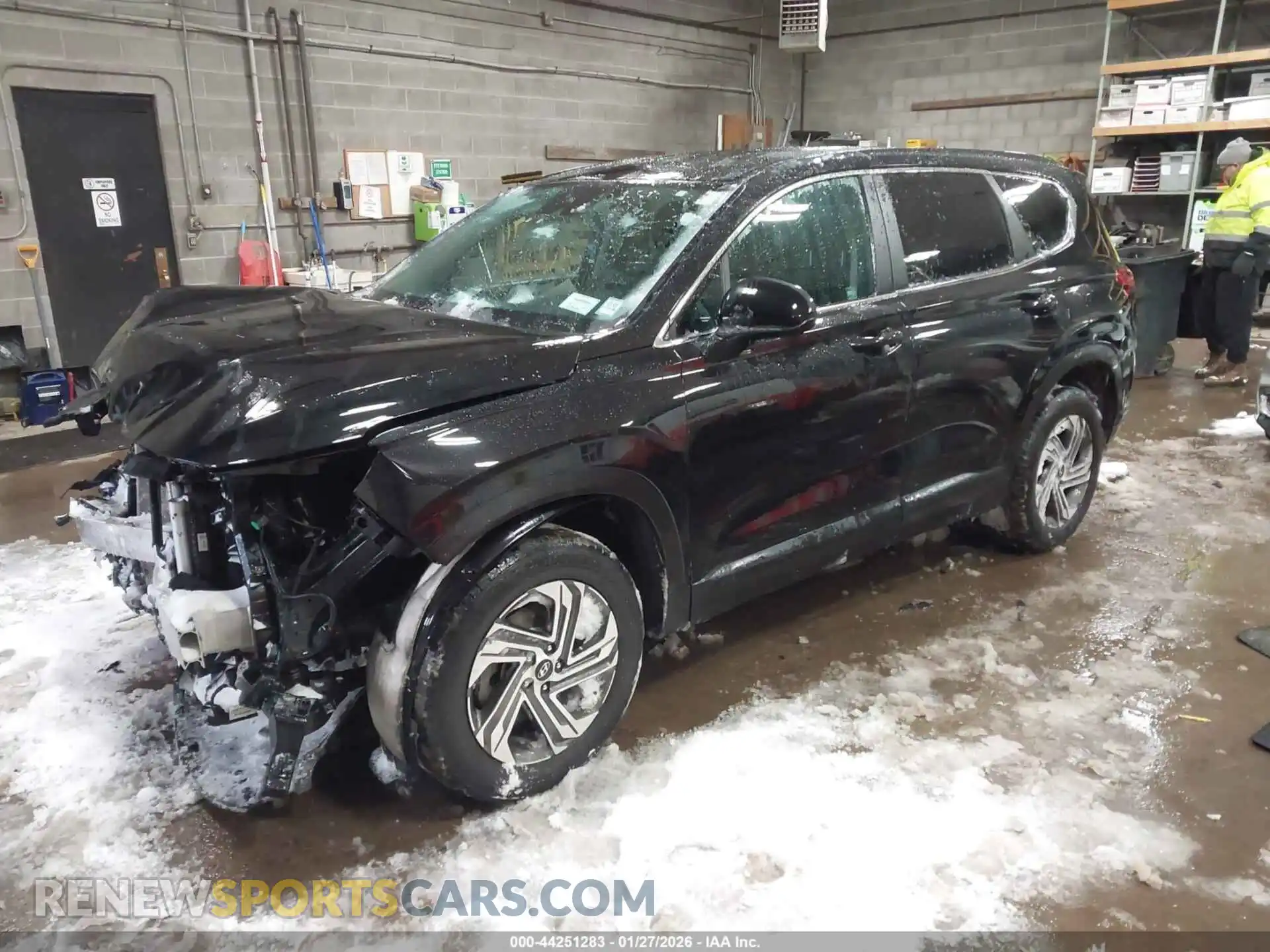 2 Photograph of a damaged car 5NMS1DAJ1MH308787 HYUNDAI SANTA FE 2021