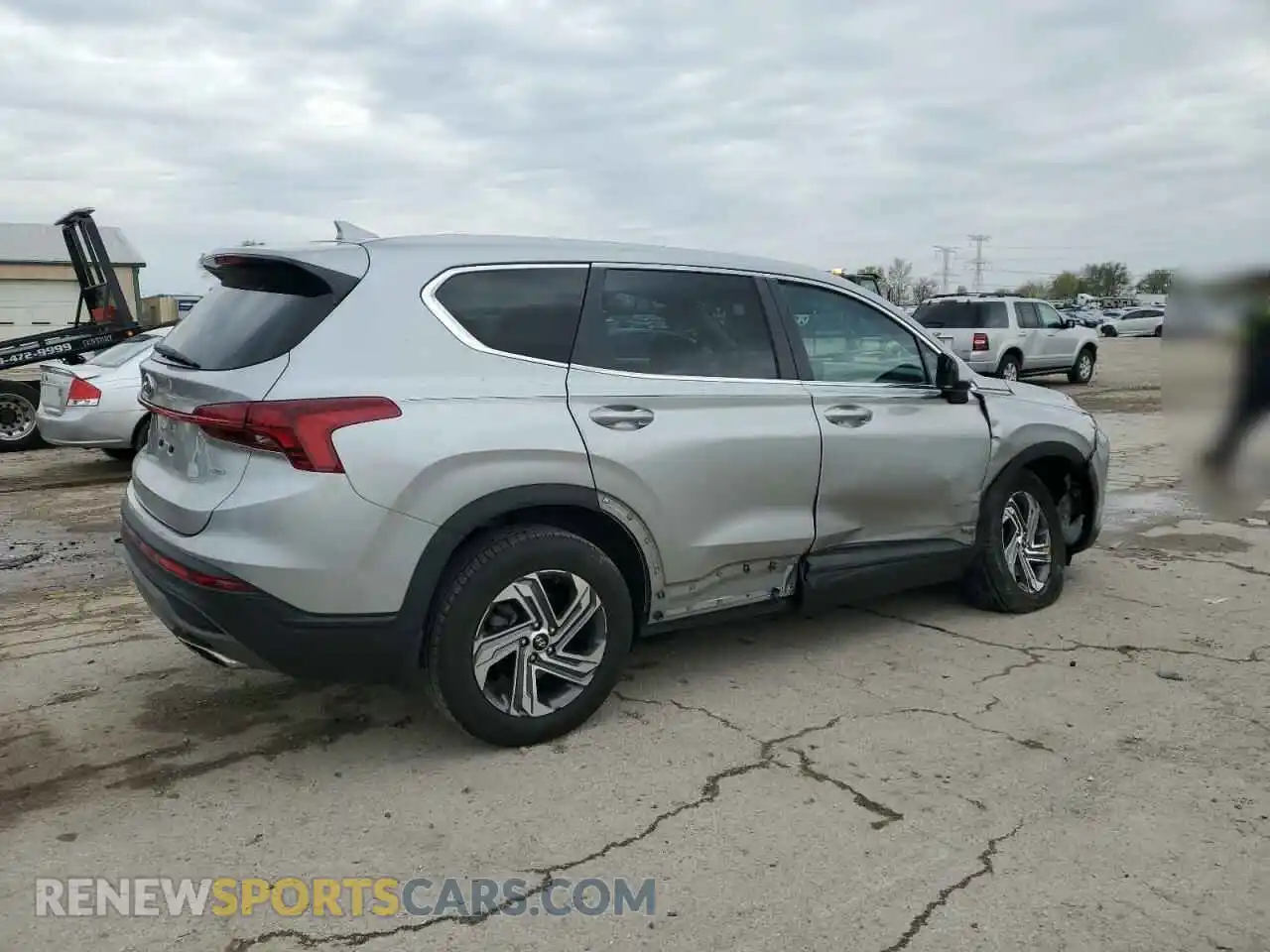 3 Фотография поврежденного автомобиля 5NMS1DAJ1MH357634 HYUNDAI SANTA FE 2021