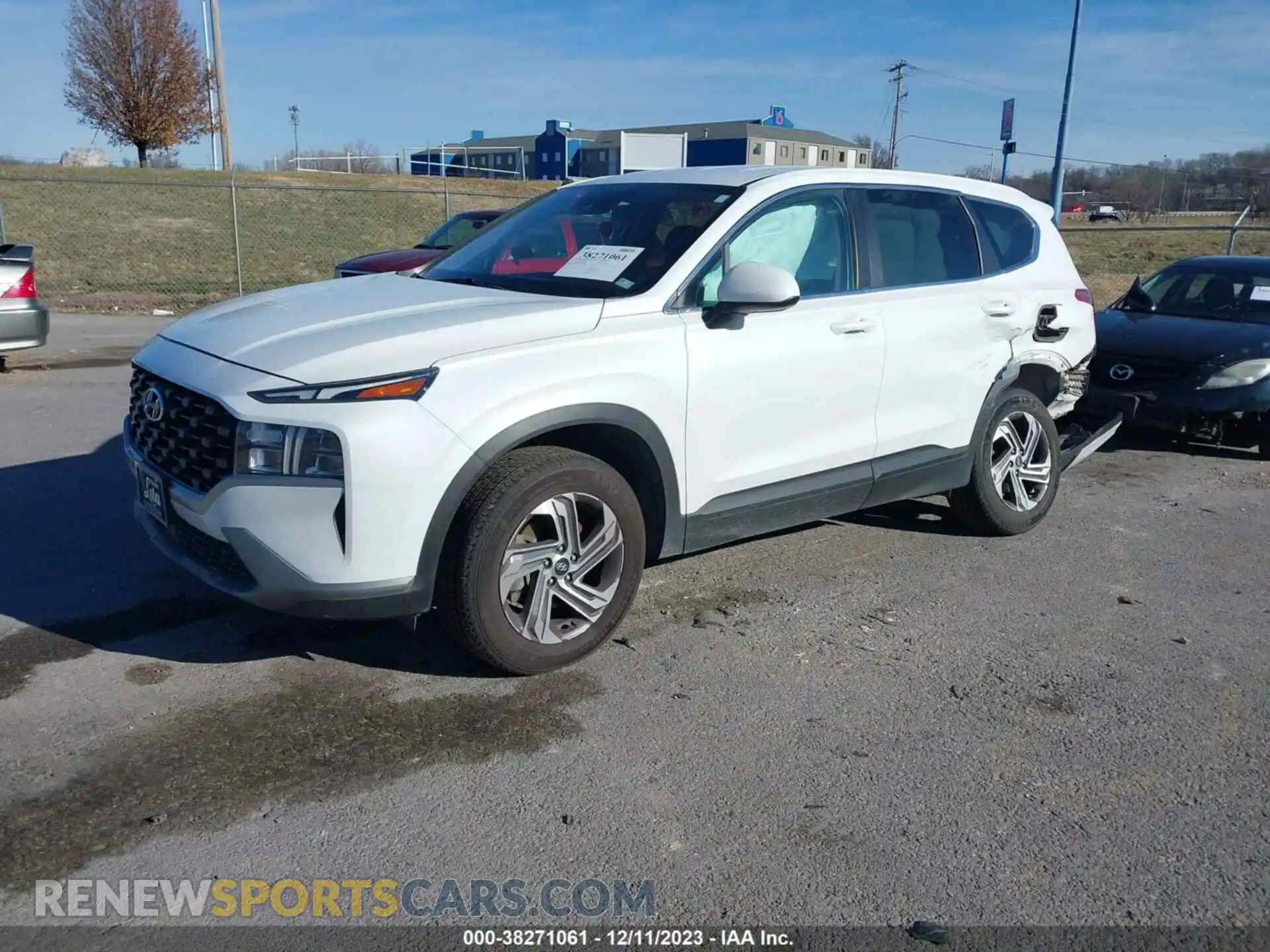 2 Photograph of a damaged car 5NMS1DAJ2MH366391 HYUNDAI SANTA FE 2021
