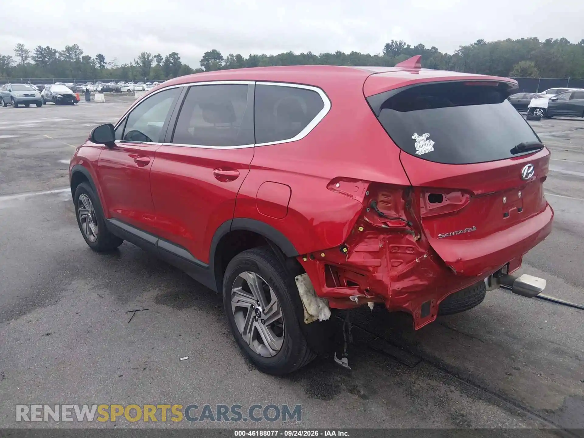 3 Фотография поврежденного автомобиля 5NMS1DAJ3MH353830 HYUNDAI SANTA FE 2021