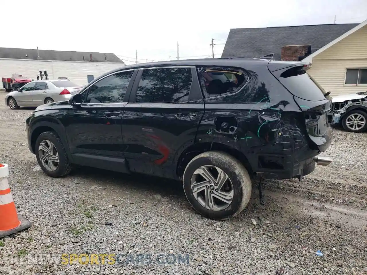 2 Photograph of a damaged car 5NMS1DAJ4MH349477 HYUNDAI SANTA FE 2021