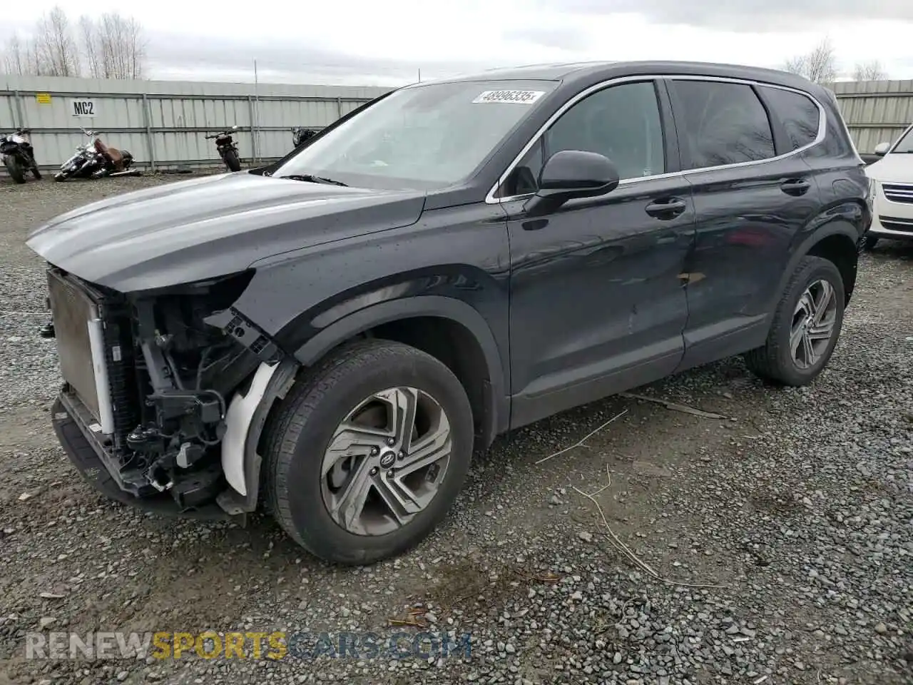 1 Photograph of a damaged car 5NMS1DAJ4MH355277 HYUNDAI SANTA FE 2021