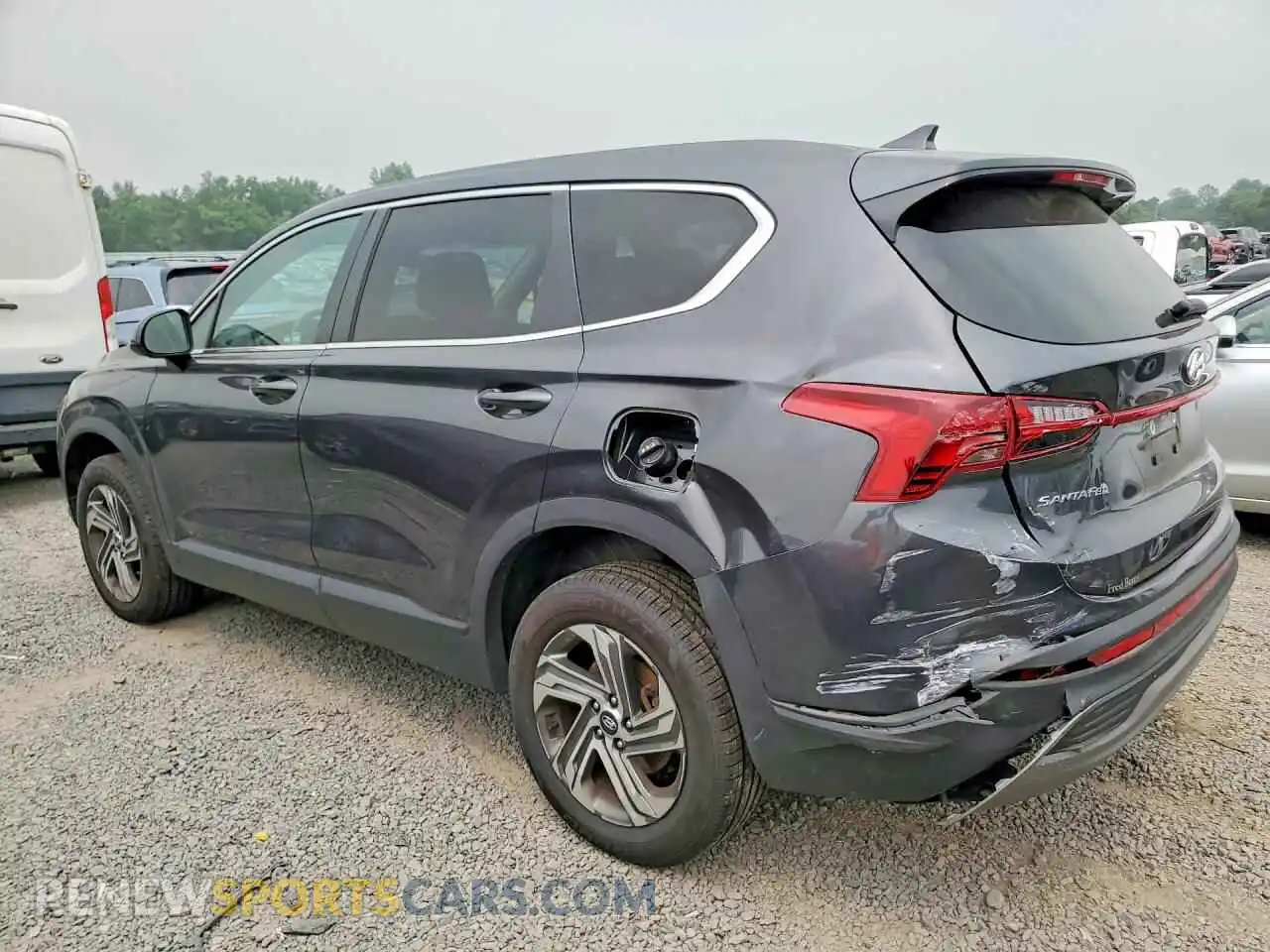 2 fotografías del automóvil dañado 5NMS1DAJ9MH347224 HYUNDAI SANTA FE 2021