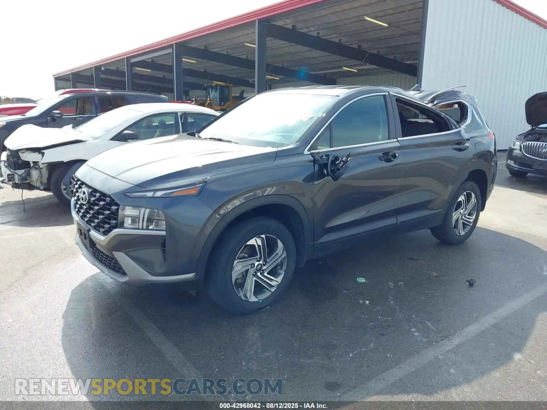 2 fotografías del automóvil dañado 5NMS1DAJXMH356613 HYUNDAI SANTA FE 2021