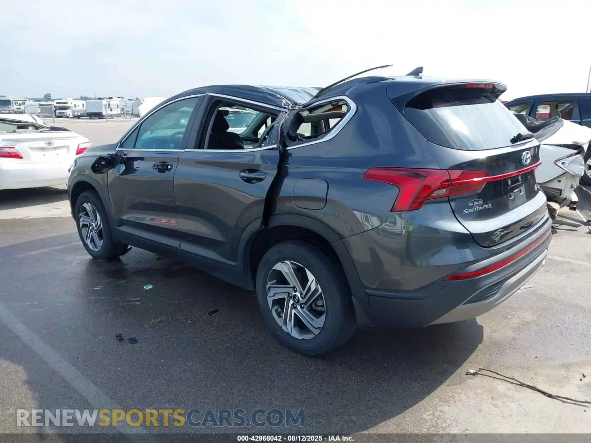 3 fotografías del automóvil dañado 5NMS1DAJXMH356613 HYUNDAI SANTA FE 2021