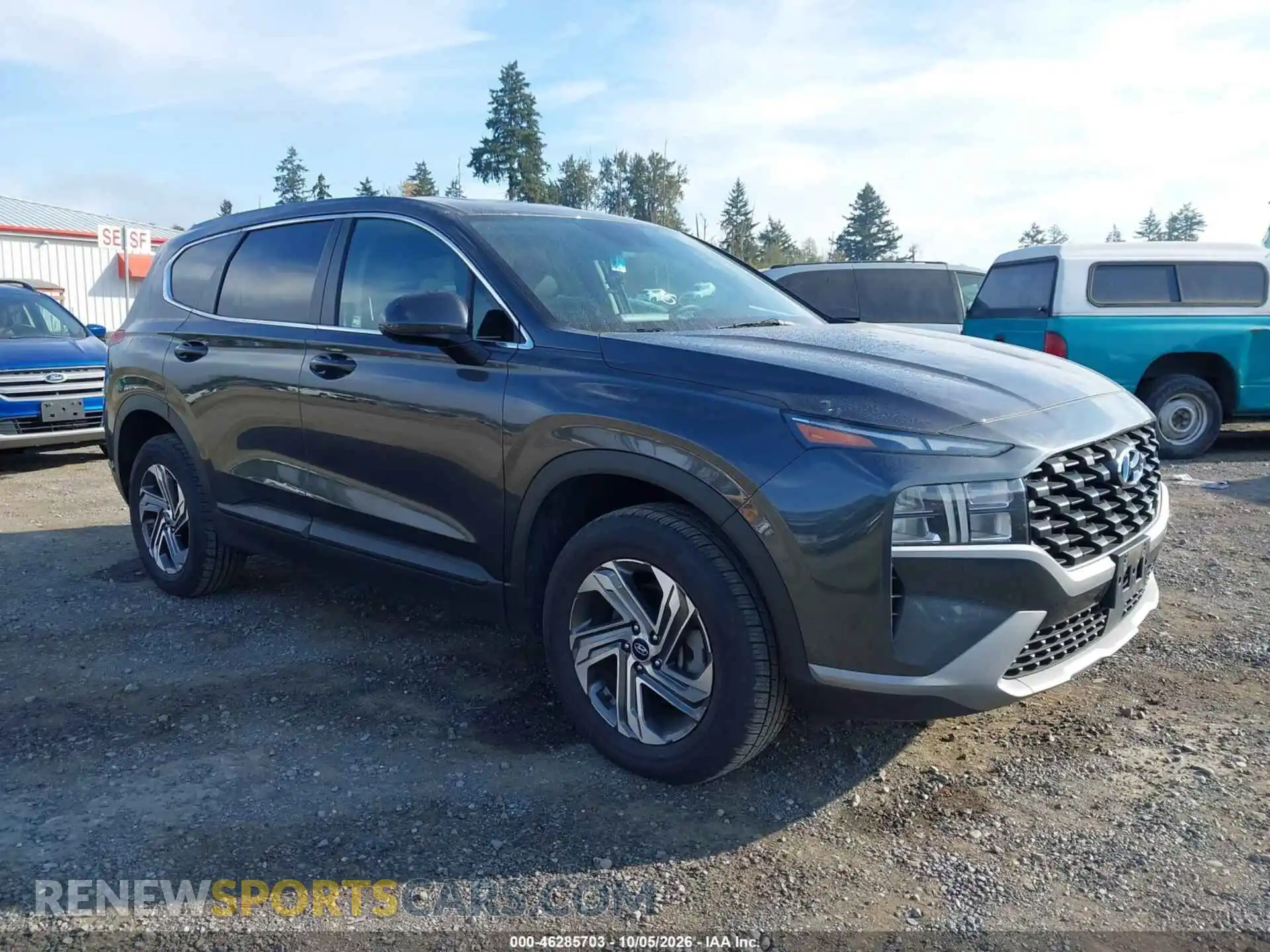 1 Photograph of a damaged car 5NMS1DAJXMH356983 HYUNDAI SANTA FE 2021