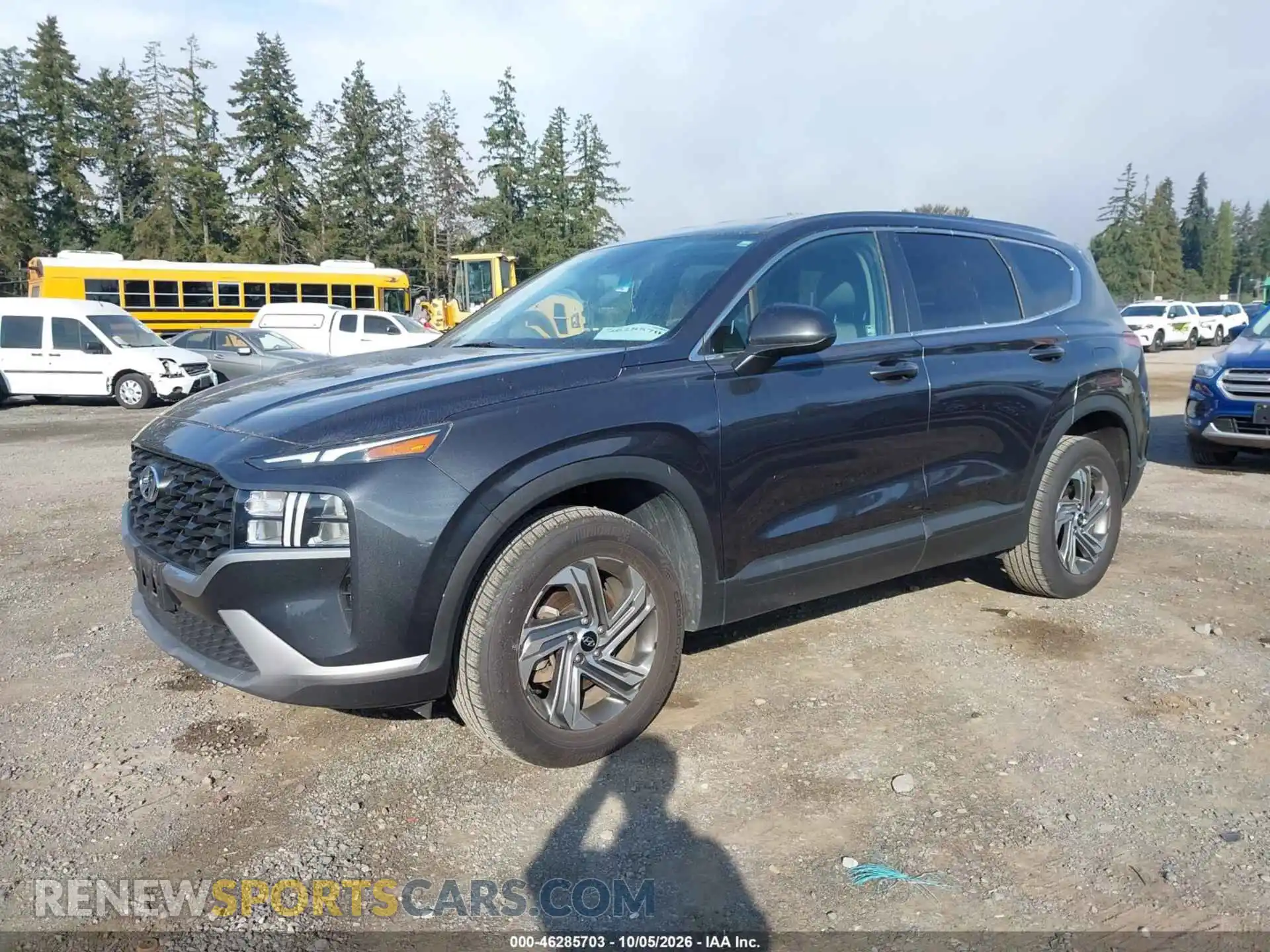 2 Photograph of a damaged car 5NMS1DAJXMH356983 HYUNDAI SANTA FE 2021