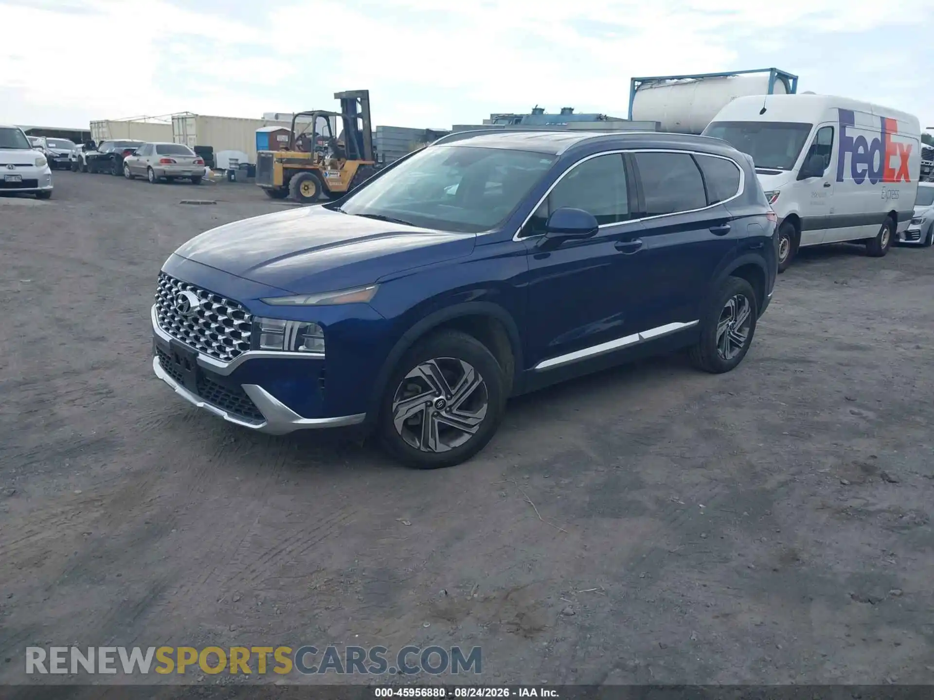2 Фотография поврежденного автомобиля 5NMS24AJ0MH307496 HYUNDAI SANTA FE 2021
