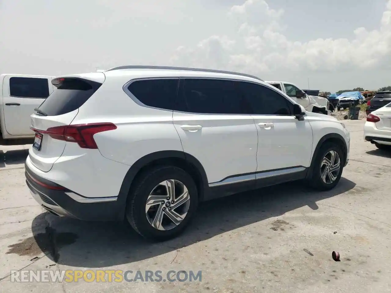 3 Photograph of a damaged car 5NMS24AJ0MH331720 HYUNDAI SANTA FE 2021
