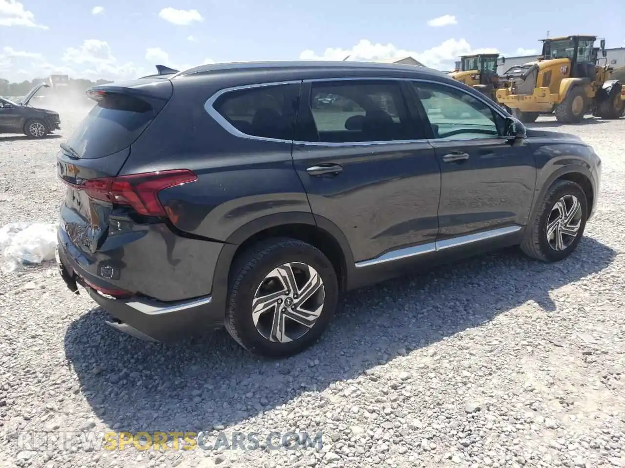 3 Photograph of a damaged car 5NMS24AJ0MH336741 HYUNDAI SANTA FE 2021