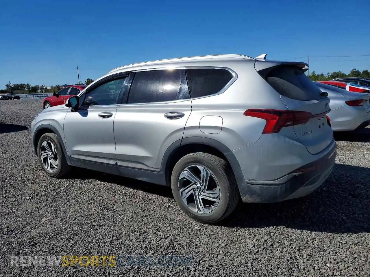 2 Photograph of a damaged car 5NMS24AJ3MH313731 HYUNDAI SANTA FE 2021