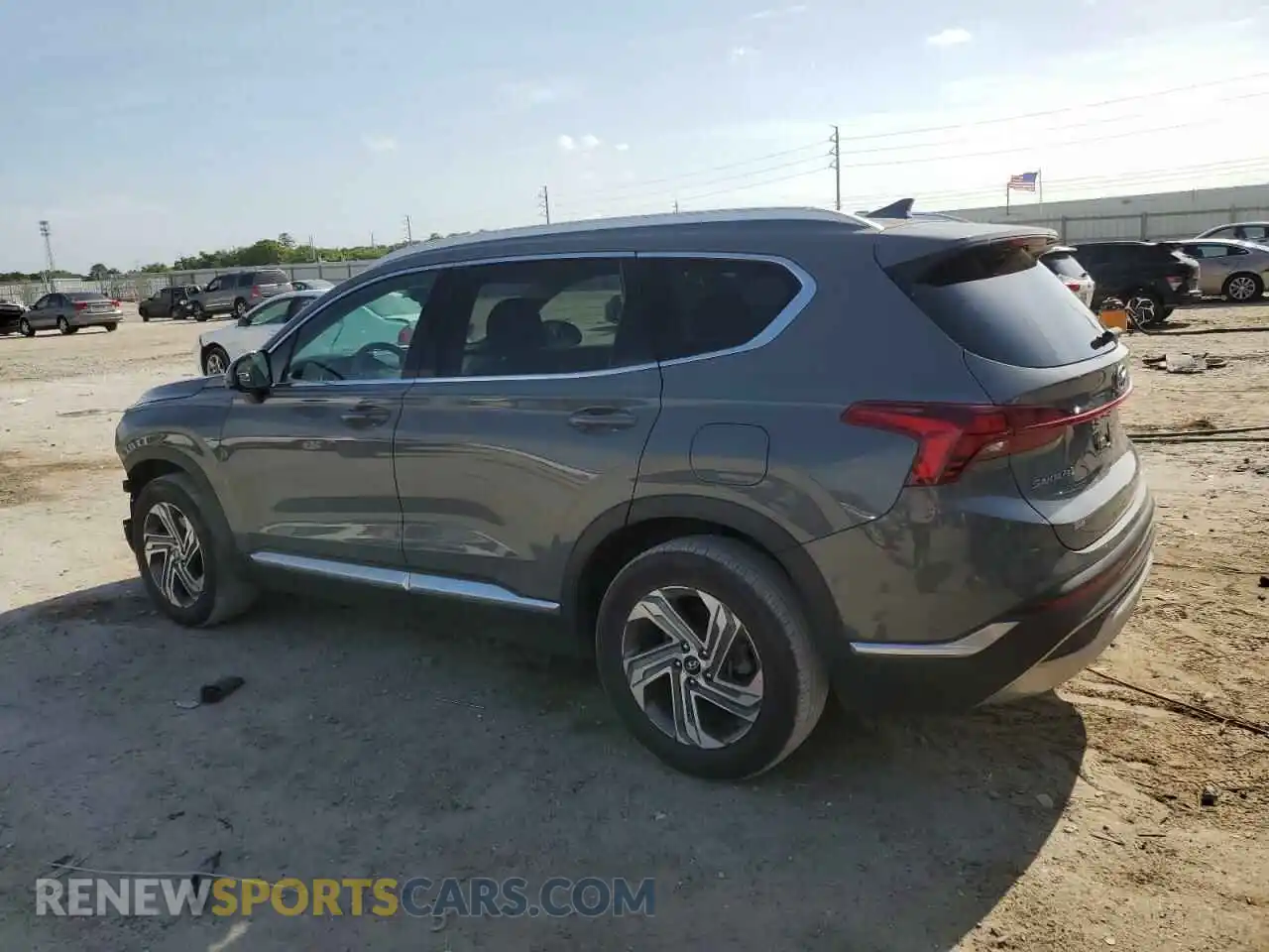 2 Photograph of a damaged car 5NMS24AJ3MH350424 HYUNDAI SANTA FE 2021