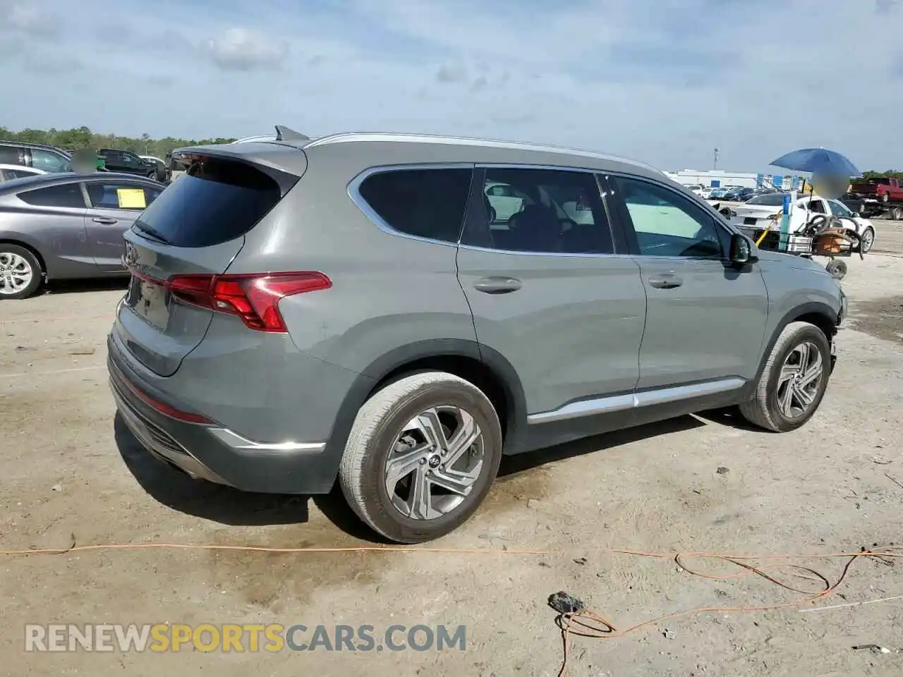 3 Photograph of a damaged car 5NMS24AJ3MH350424 HYUNDAI SANTA FE 2021