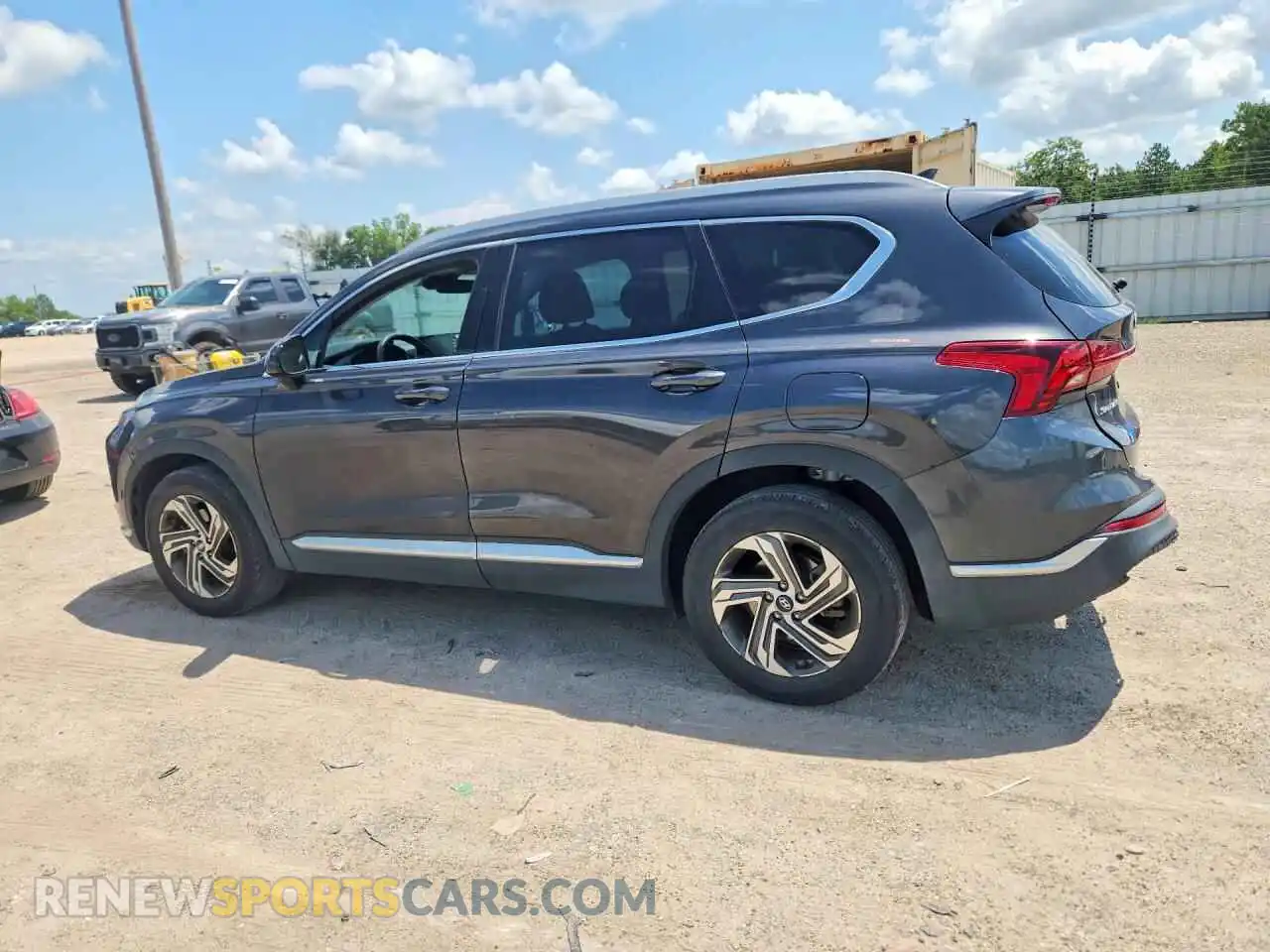 2 Photograph of a damaged car 5NMS24AJ4MH366275 HYUNDAI SANTA FE 2021