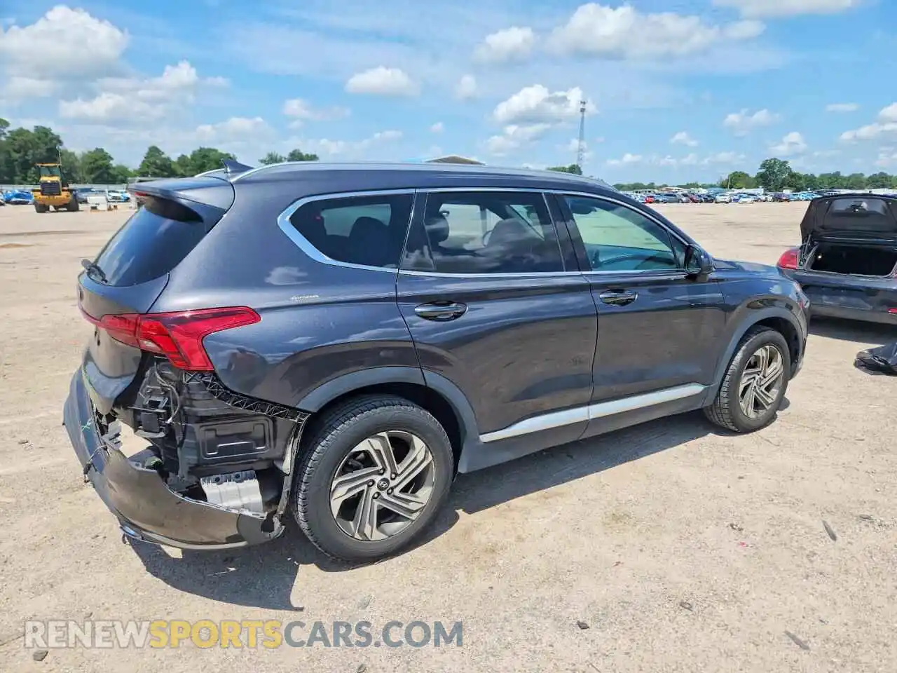 3 Photograph of a damaged car 5NMS24AJ4MH366275 HYUNDAI SANTA FE 2021