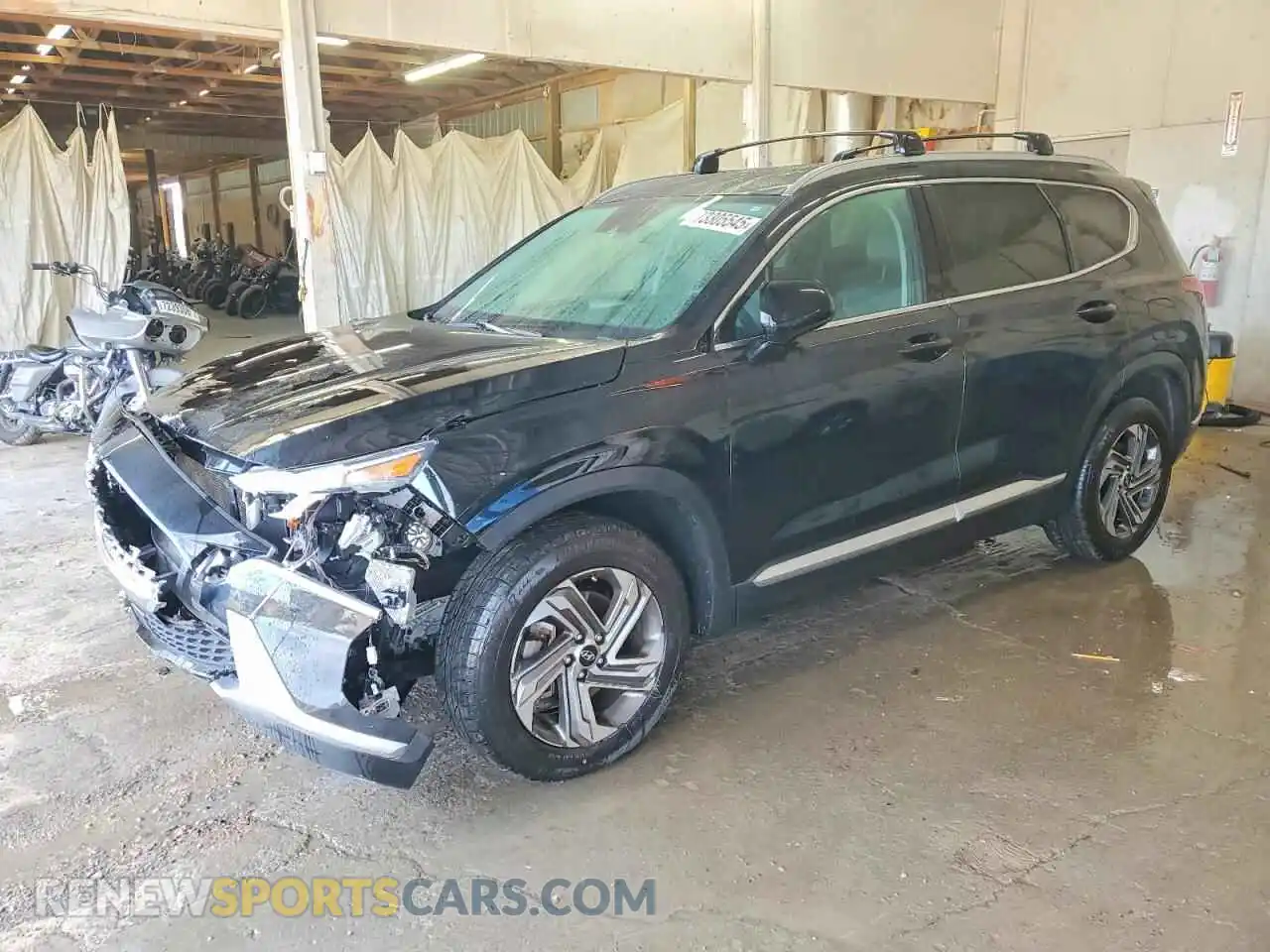 1 Photograph of a damaged car 5NMS24AJ6MH359103 HYUNDAI SANTA FE 2021