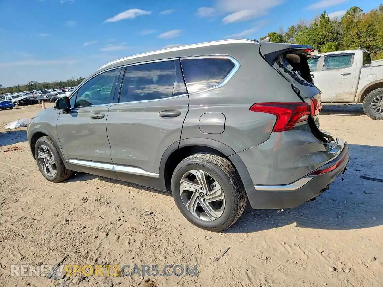2 Photograph of a damaged car 5NMS24AJ7MH317345 HYUNDAI SANTA FE 2021