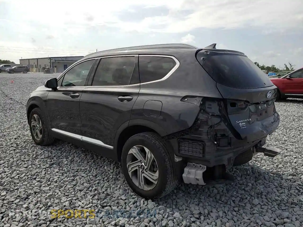 2 Photograph of a damaged car 5NMS24AJ7MH322044 HYUNDAI SANTA FE 2021