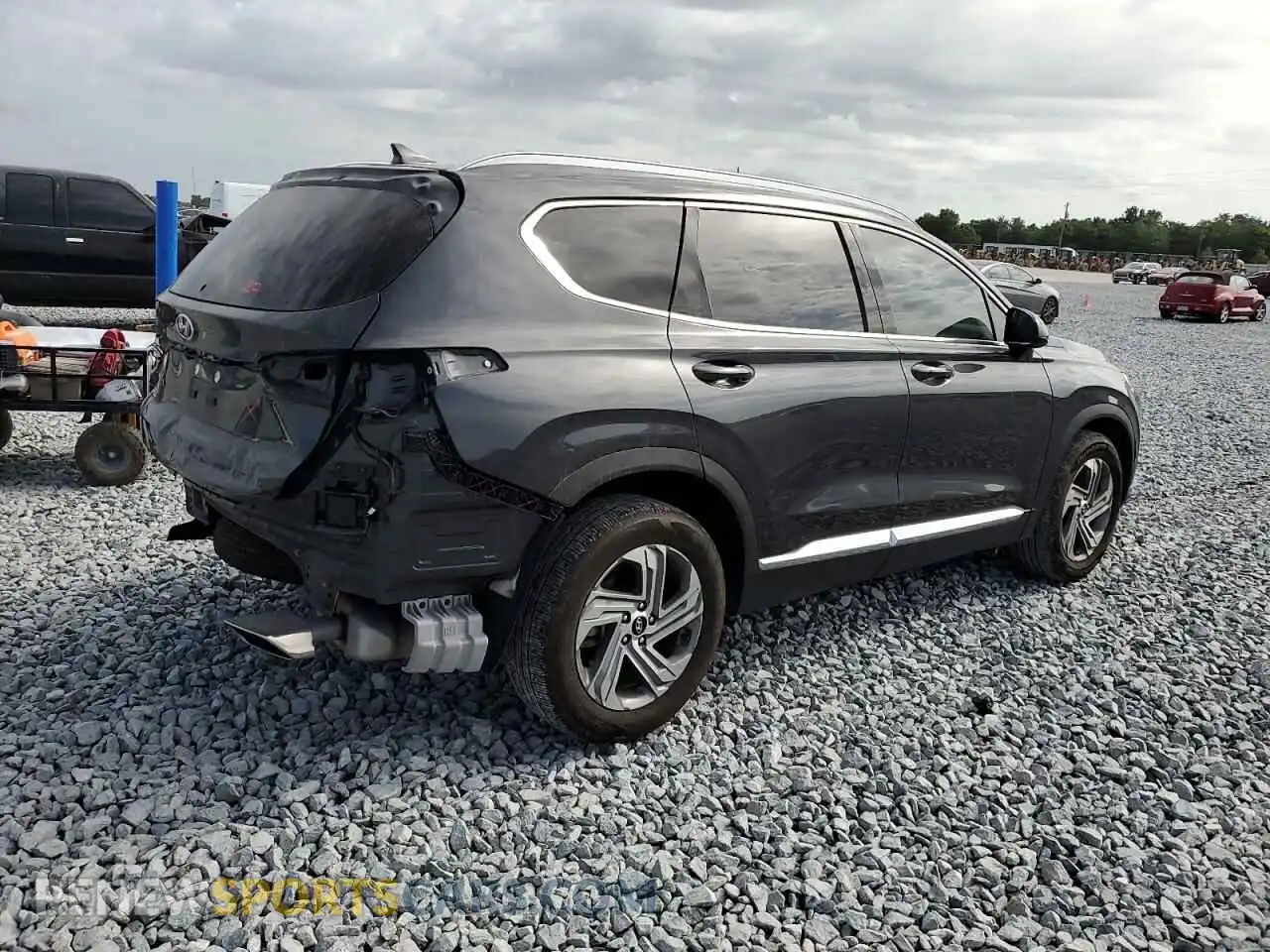 3 Photograph of a damaged car 5NMS24AJ7MH322044 HYUNDAI SANTA FE 2021