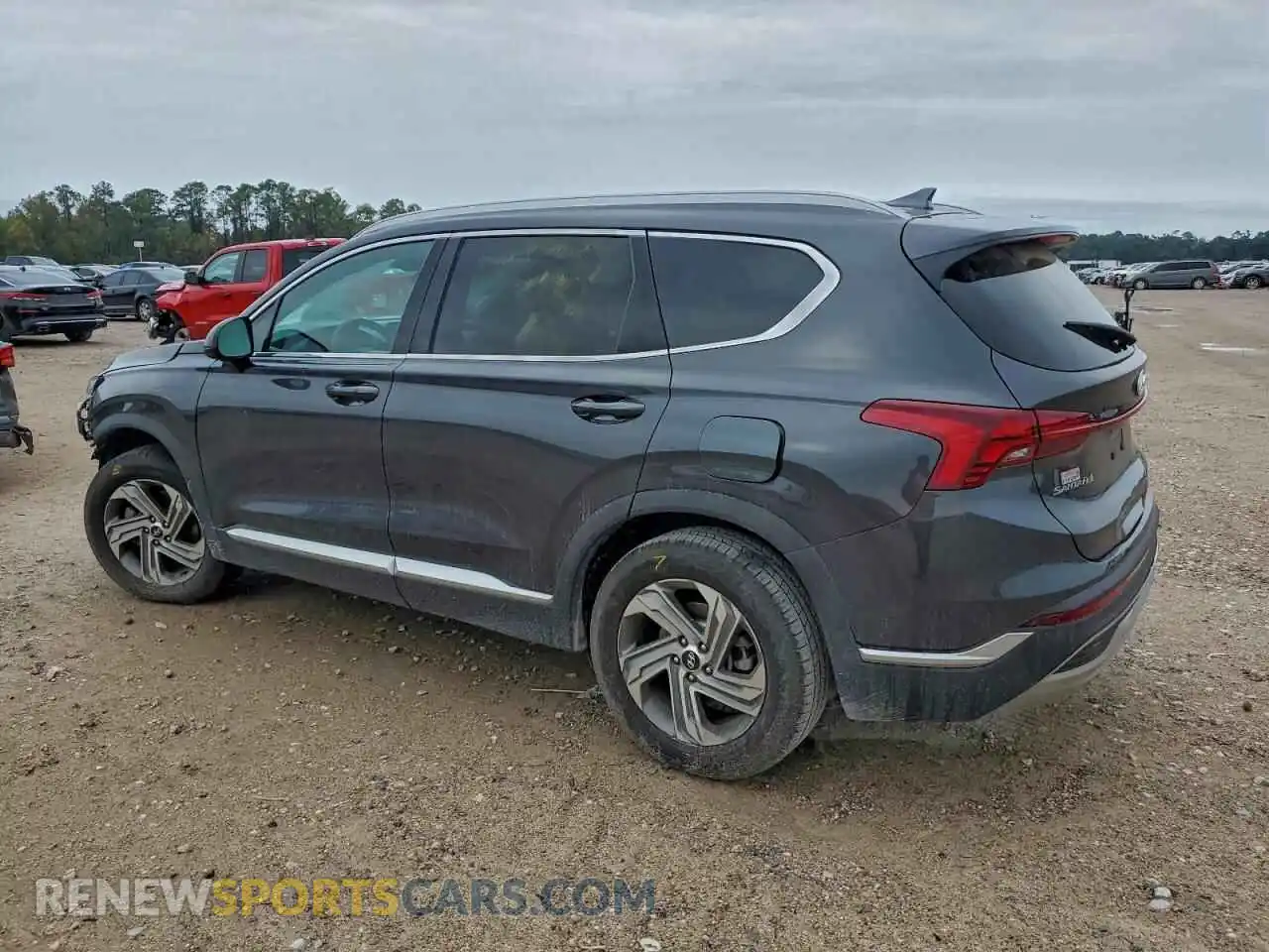 2 Photograph of a damaged car 5NMS24AJ7MH332315 HYUNDAI SANTA FE 2021