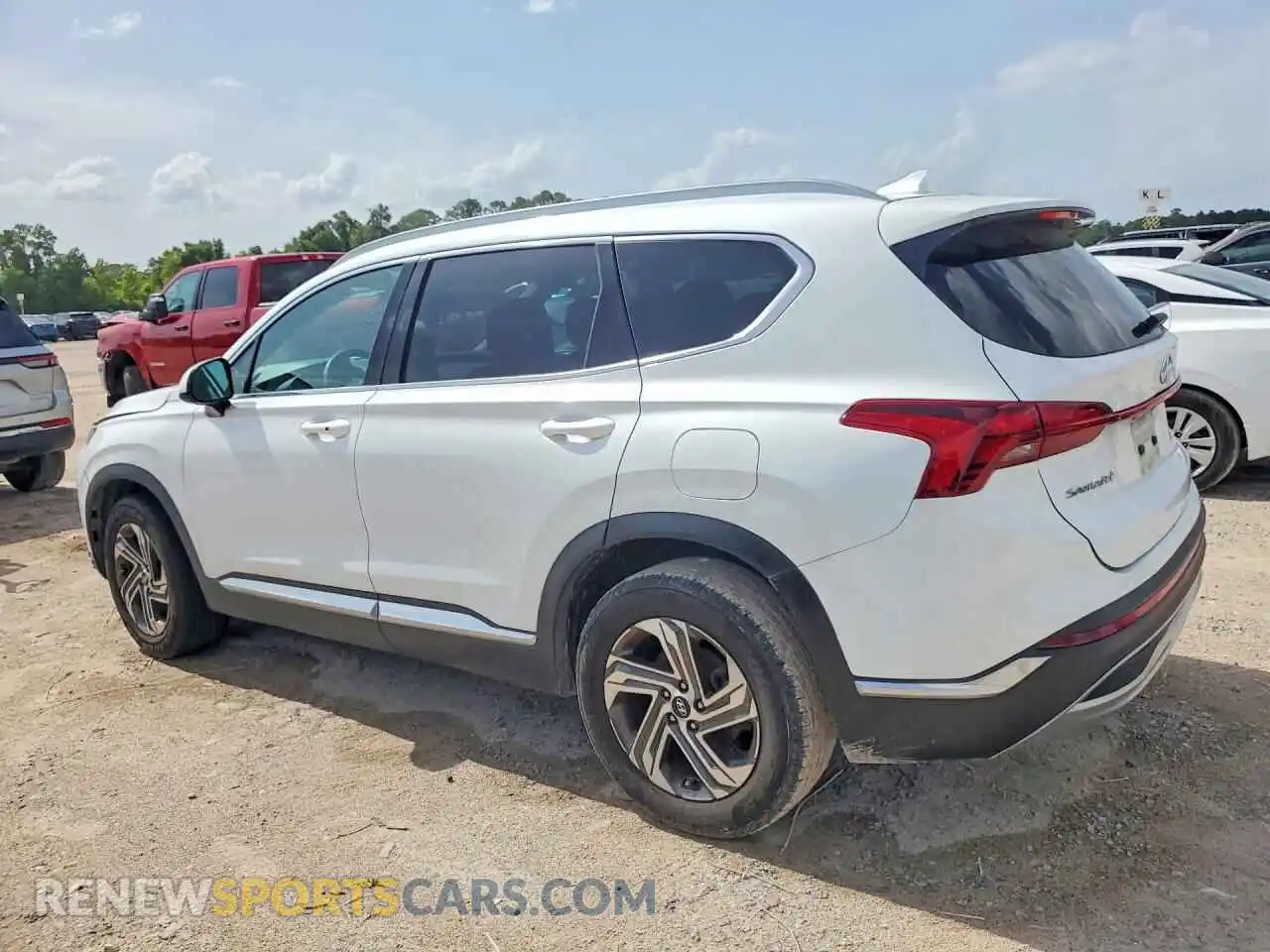 2 Photograph of a damaged car 5NMS24AJ8MH339872 HYUNDAI SANTA FE 2021