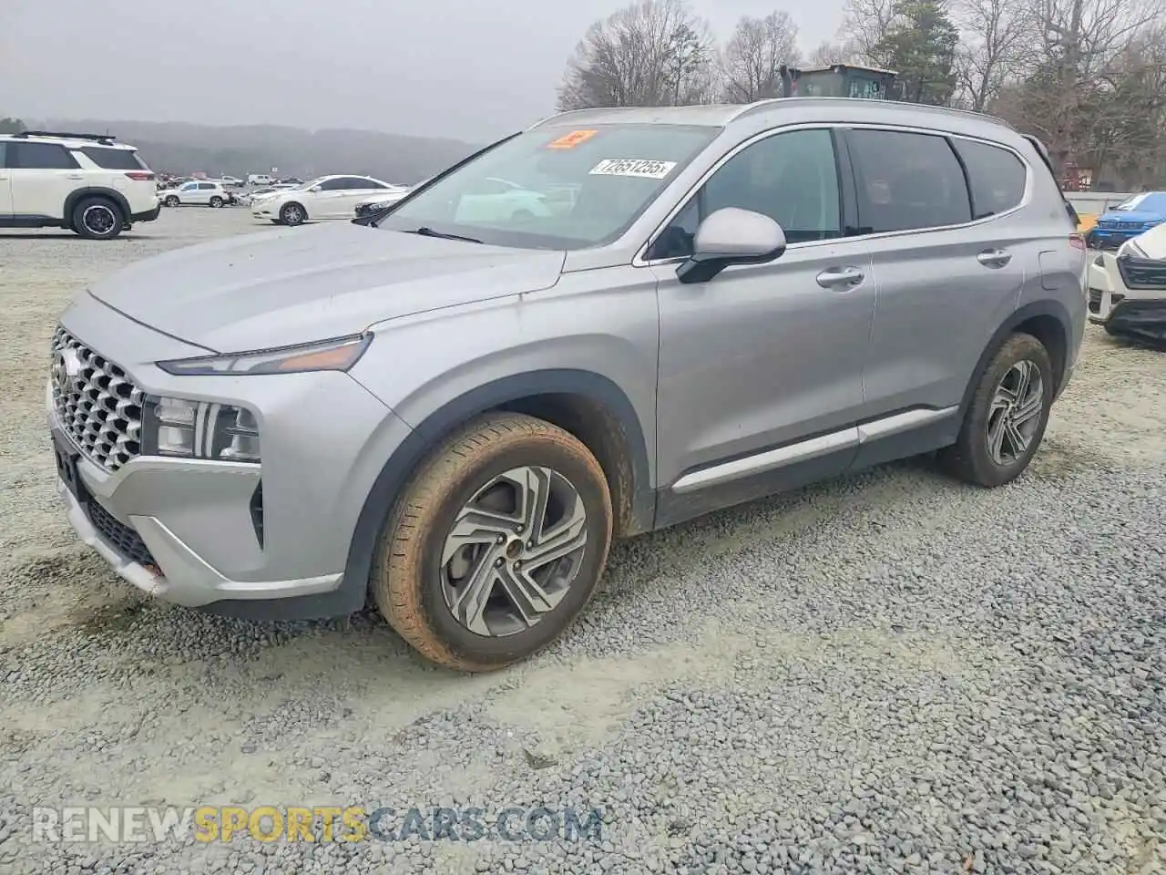 1 Photograph of a damaged car 5NMS24AJ8MH366523 HYUNDAI SANTA FE 2021