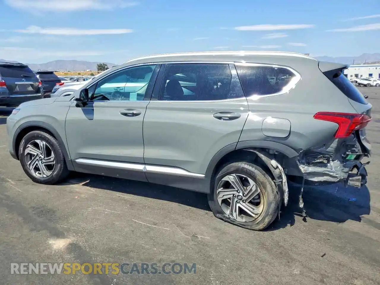 2 Photograph of a damaged car 5NMS24AJ9MH326189 HYUNDAI SANTA FE 2021