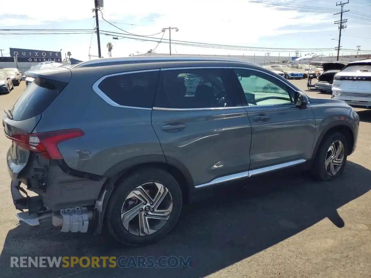 3 Photograph of a damaged car 5NMS24AJ9MH326189 HYUNDAI SANTA FE 2021