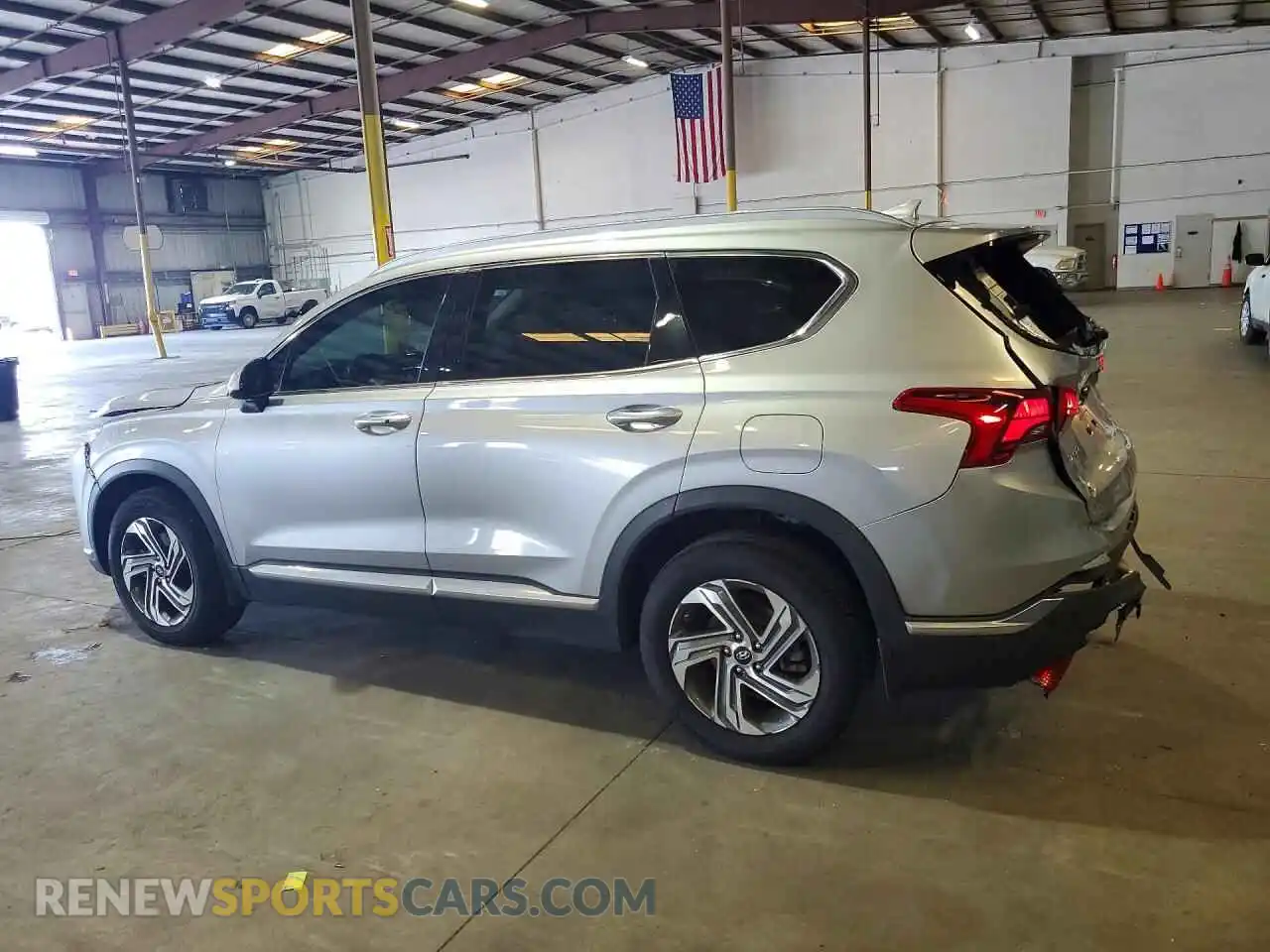 2 Photograph of a damaged car 5NMS24AJ9MH350458 HYUNDAI SANTA FE 2021