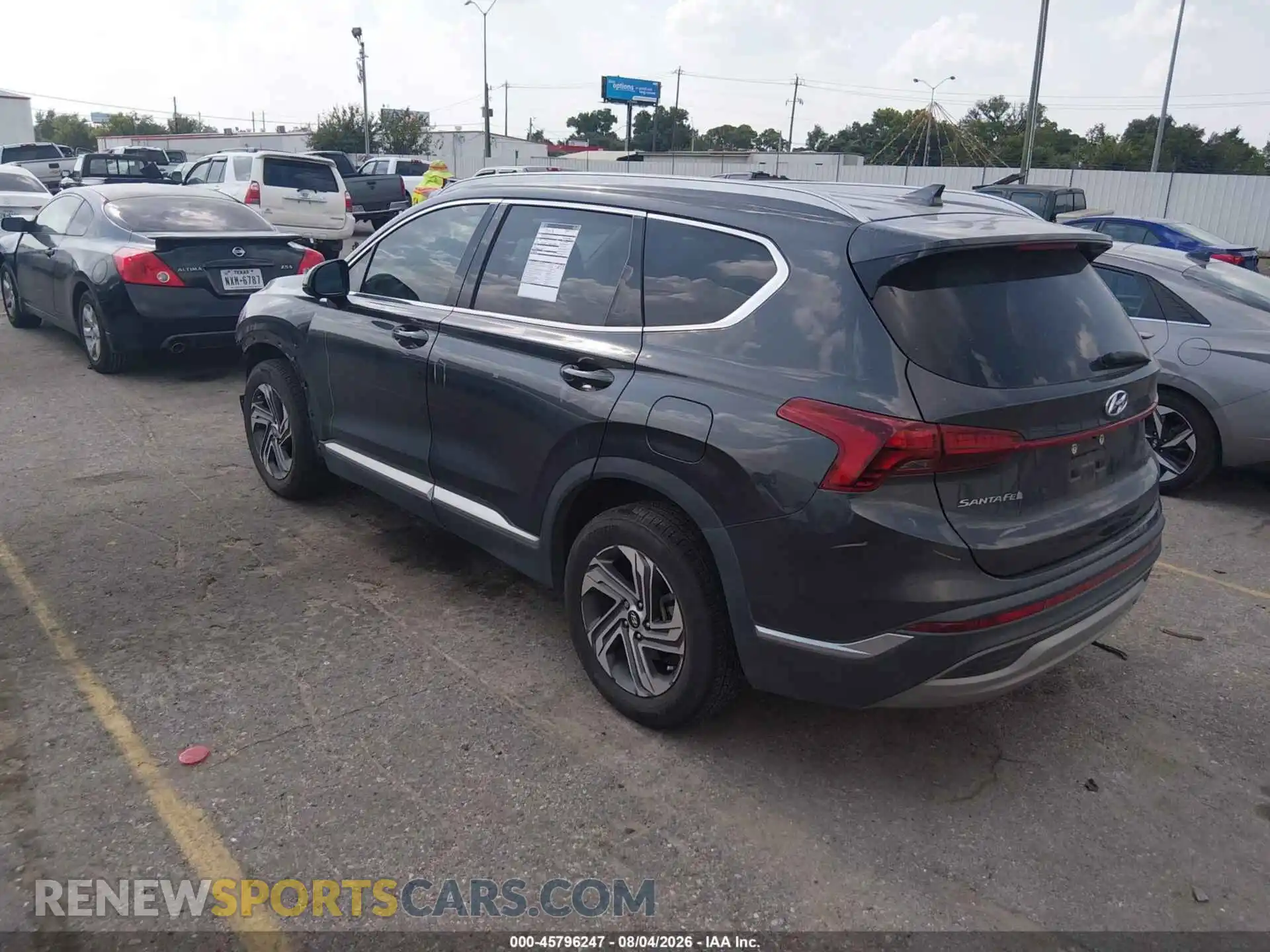 3 fotografías del automóvil dañado 5NMS24AJXMH306792 HYUNDAI SANTA FE 2021
