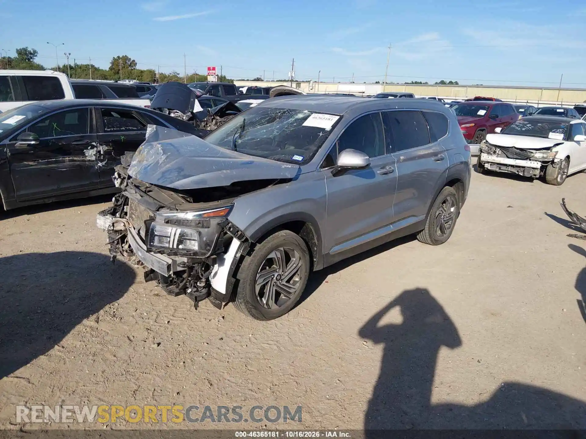 2 Photograph of a damaged car 5NMS24AJXMH325035 HYUNDAI SANTA FE 2021