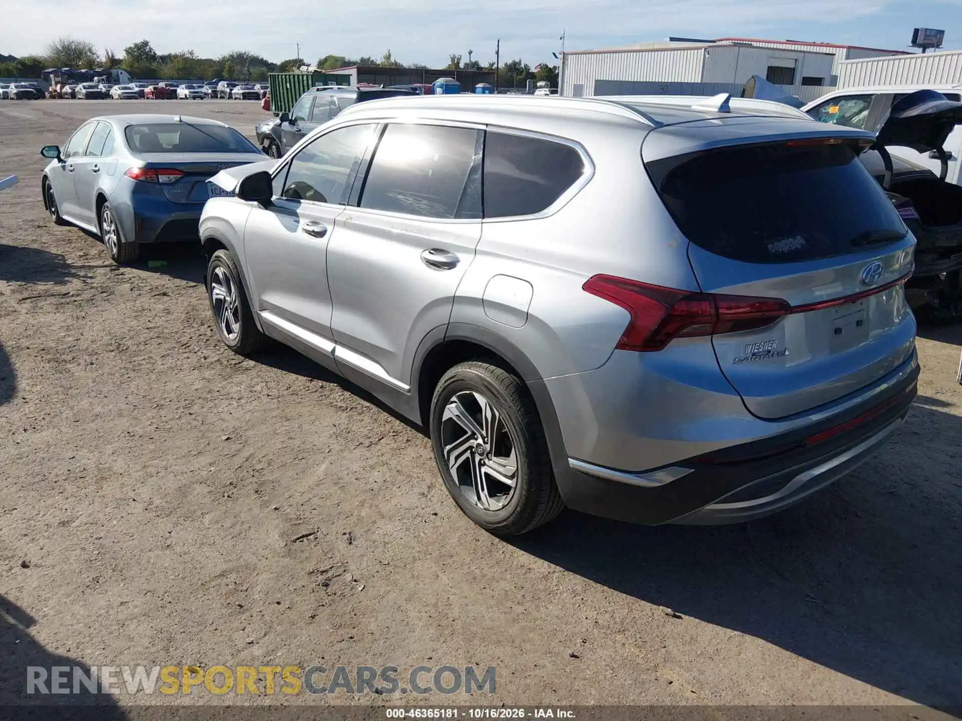 3 Photograph of a damaged car 5NMS24AJXMH325035 HYUNDAI SANTA FE 2021