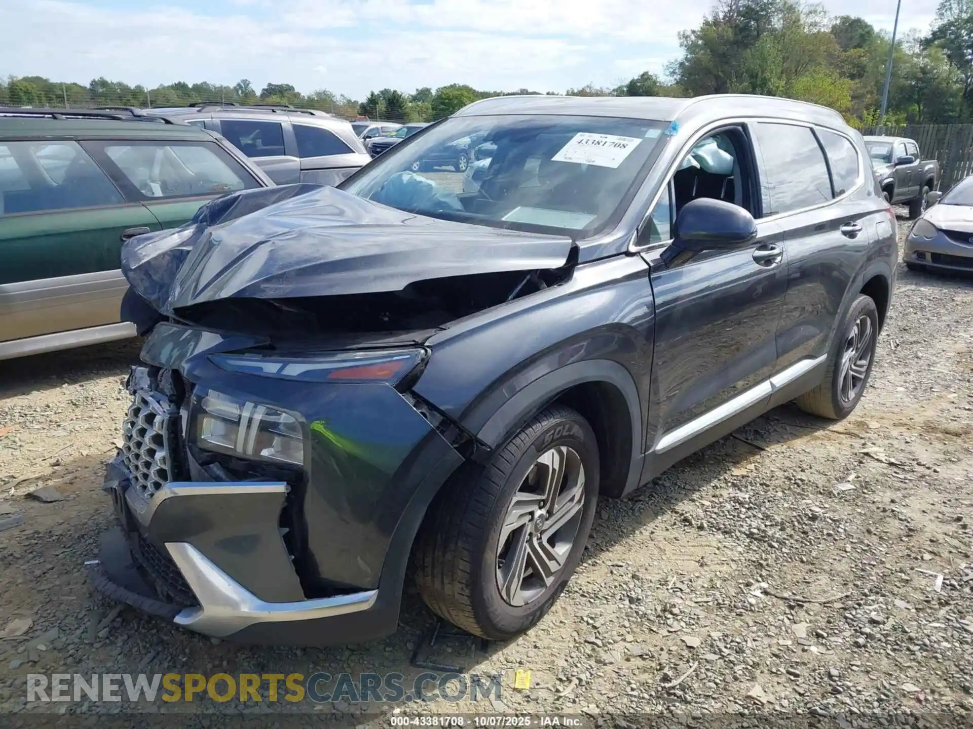 2 Photograph of a damaged car 5NMS24AJXMH355572 HYUNDAI SANTA FE 2021