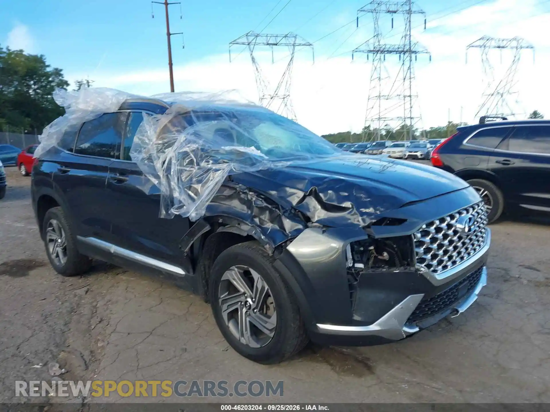 1 Photograph of a damaged car 5NMS2DAJ0MH367701 HYUNDAI SANTA FE 2021