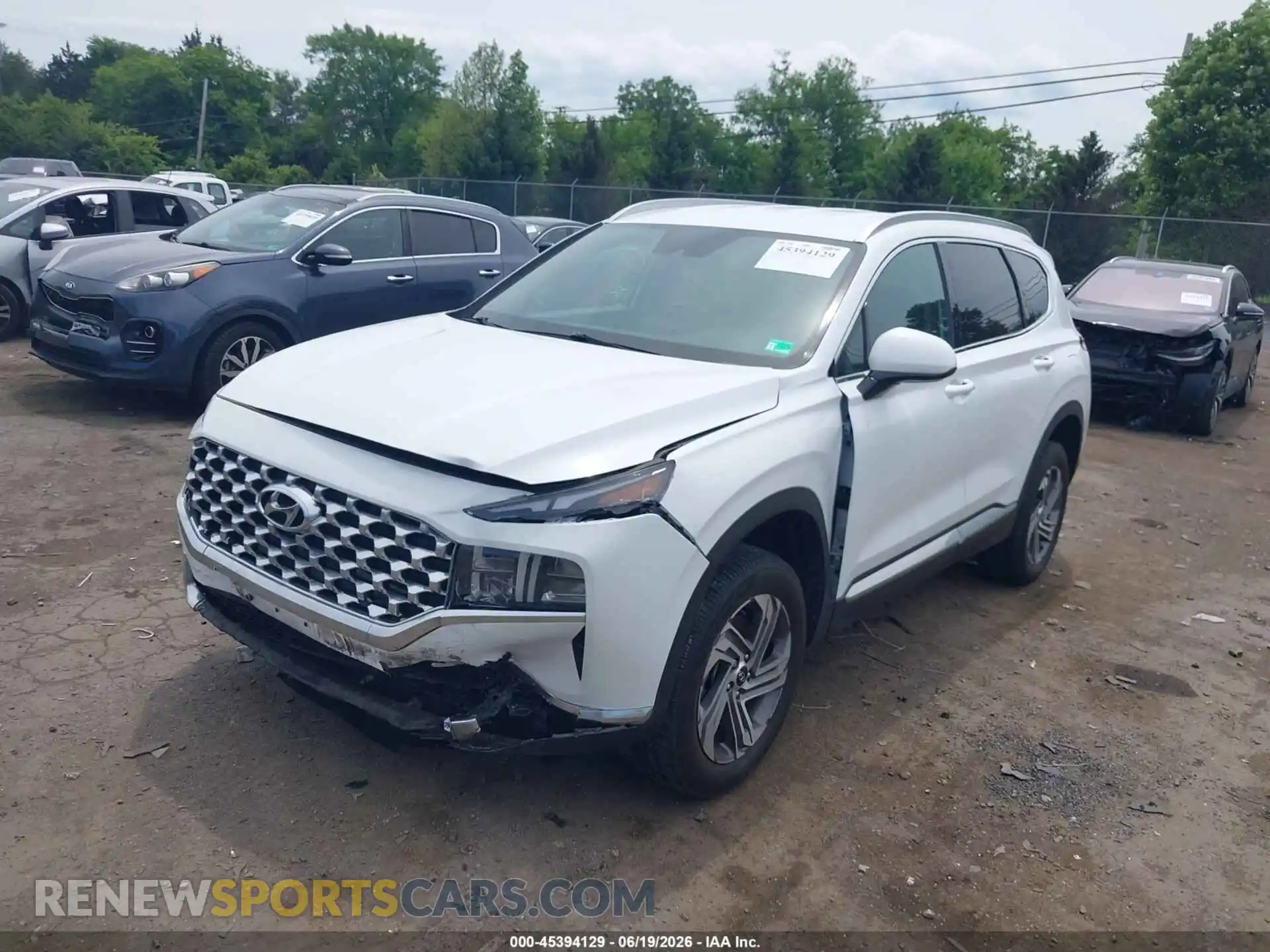 2 Photograph of a damaged car 5NMS2DAJ1MH347991 HYUNDAI SANTA FE 2021