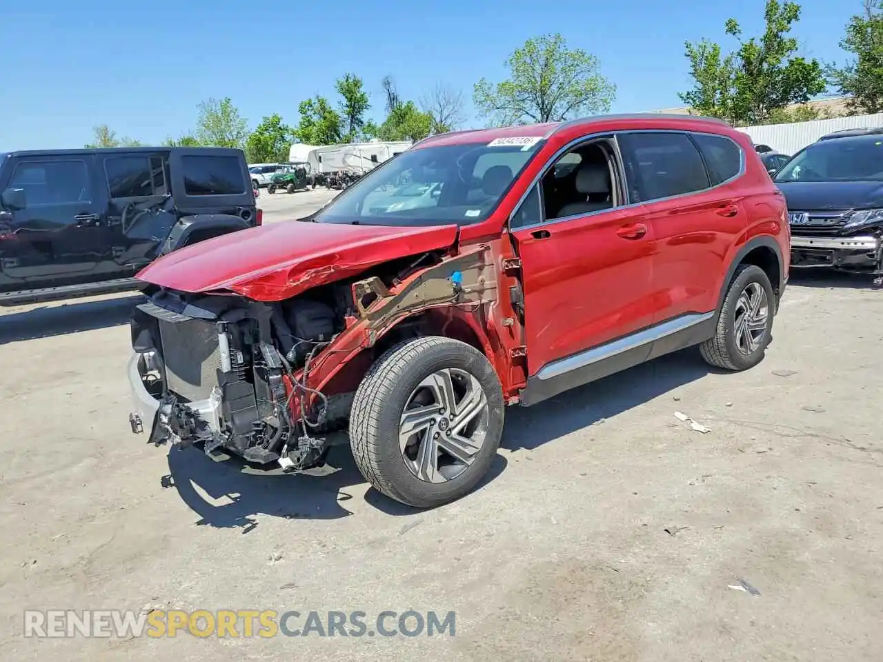 1 Photograph of a damaged car 5NMS2DAJ1MH359655 HYUNDAI SANTA FE 2021