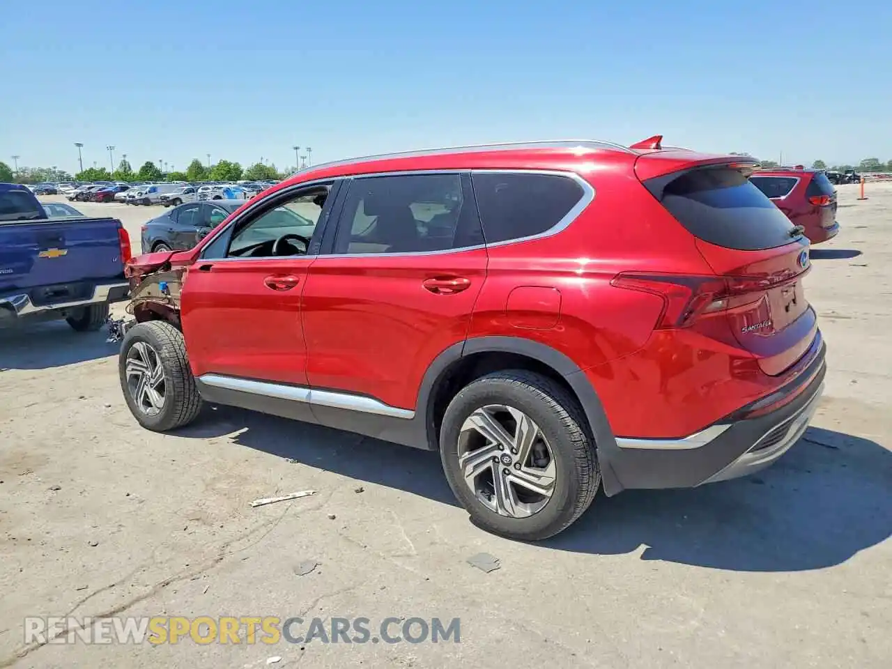 2 Photograph of a damaged car 5NMS2DAJ1MH359655 HYUNDAI SANTA FE 2021