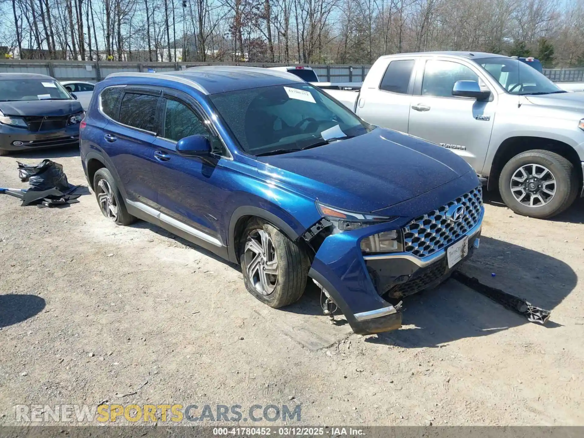 1 Photograph of a damaged car 5NMS2DAJ2MH316068 HYUNDAI SANTA FE 2021