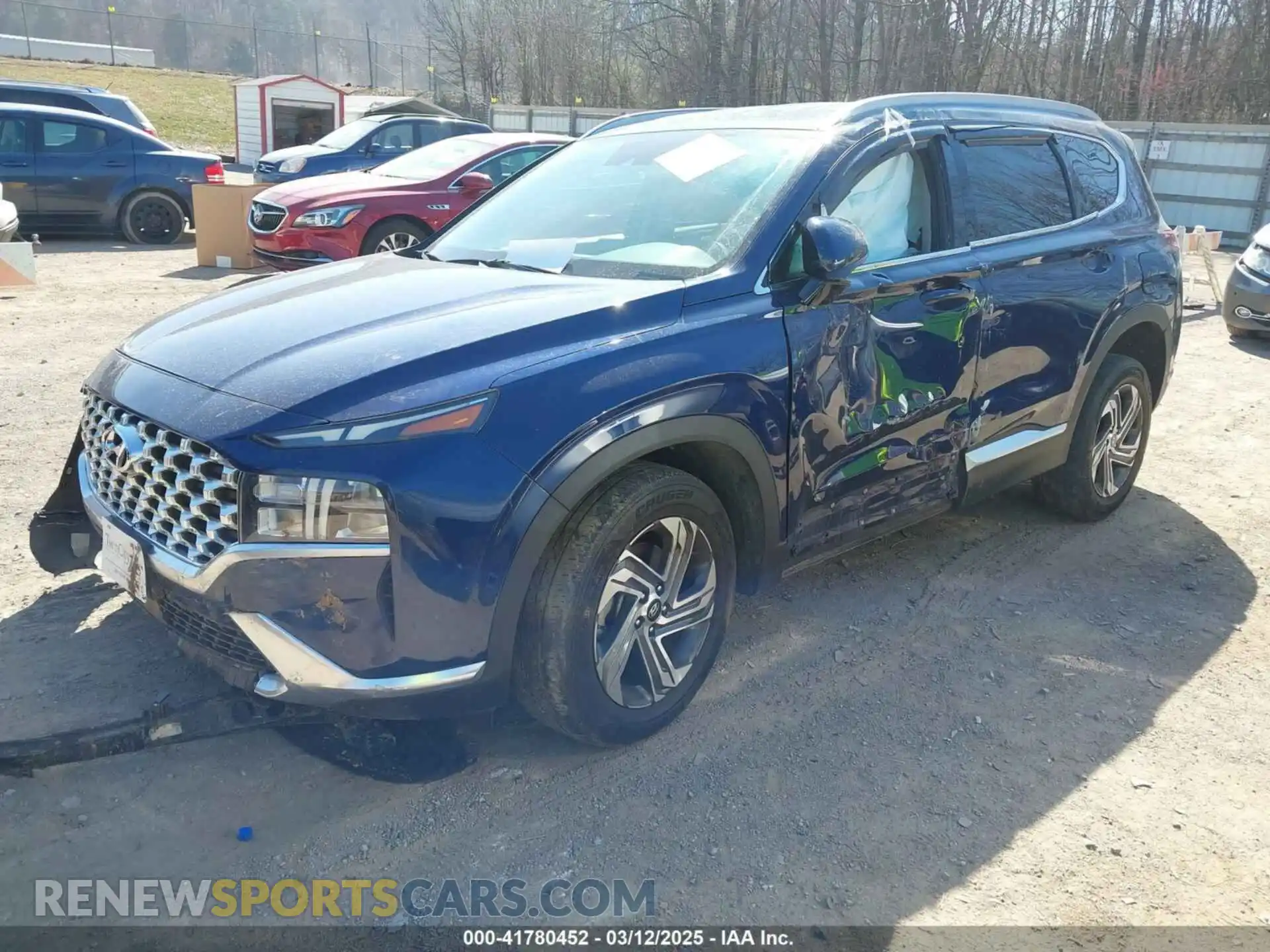 2 Photograph of a damaged car 5NMS2DAJ2MH316068 HYUNDAI SANTA FE 2021
