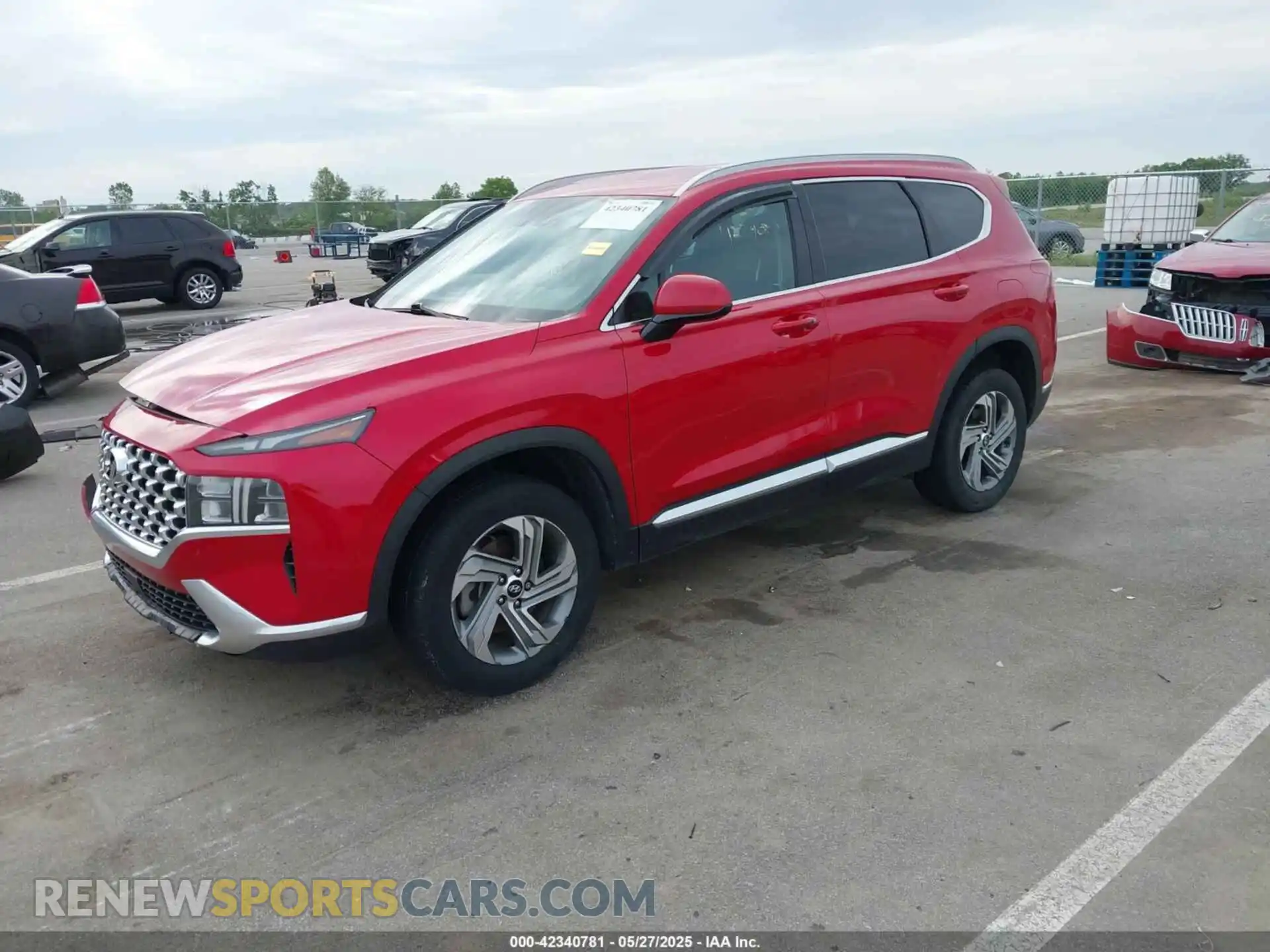 2 Photograph of a damaged car 5NMS2DAJ2MH321366 HYUNDAI SANTA FE 2021