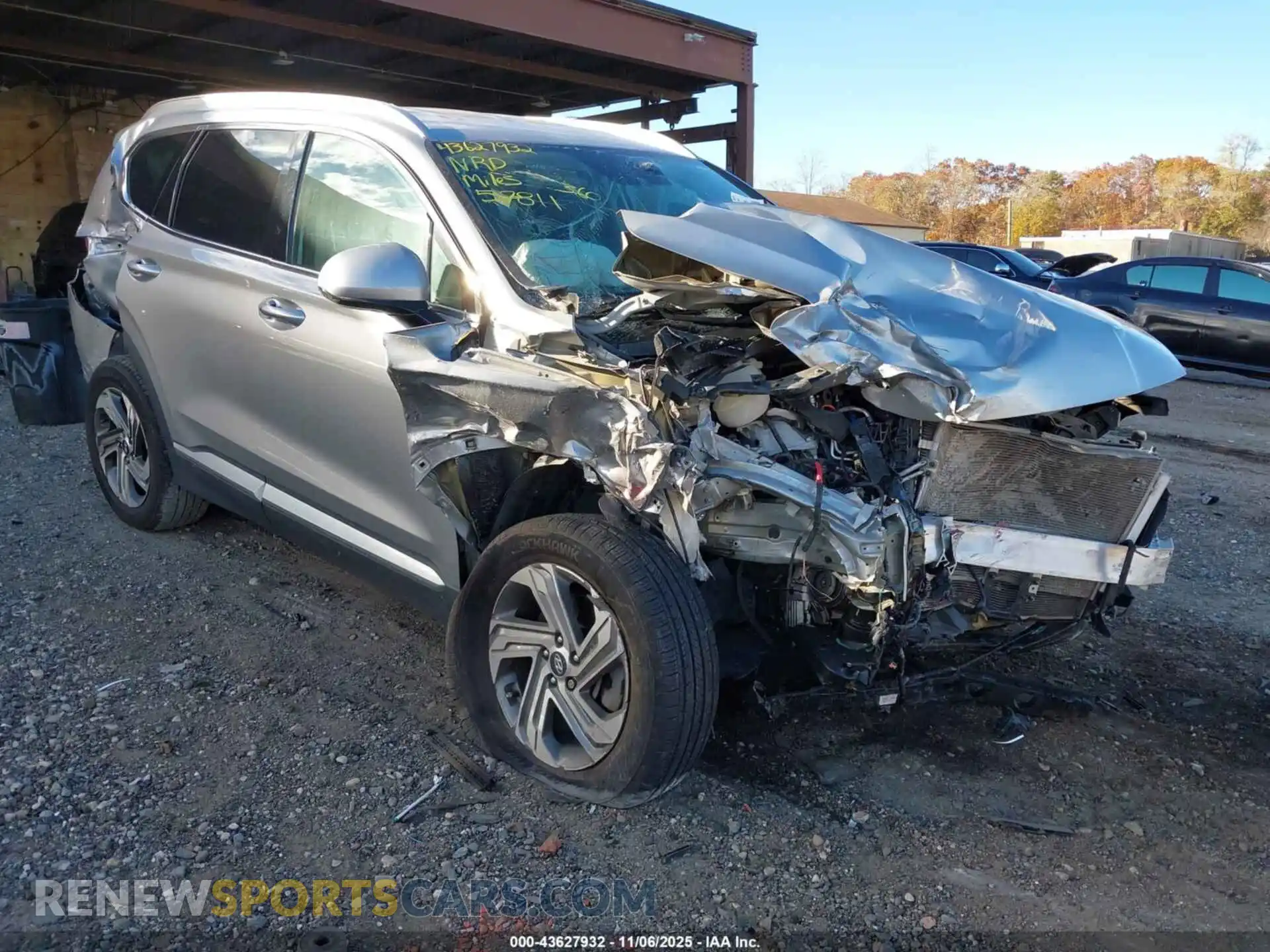 1 Photograph of a damaged car 5NMS2DAJ2MH361009 HYUNDAI SANTA FE 2021