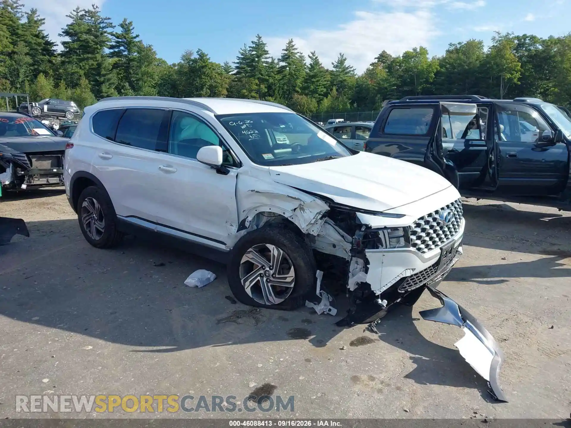 1 Photograph of a damaged car 5NMS2DAJ3MH314622 HYUNDAI SANTA FE 2021