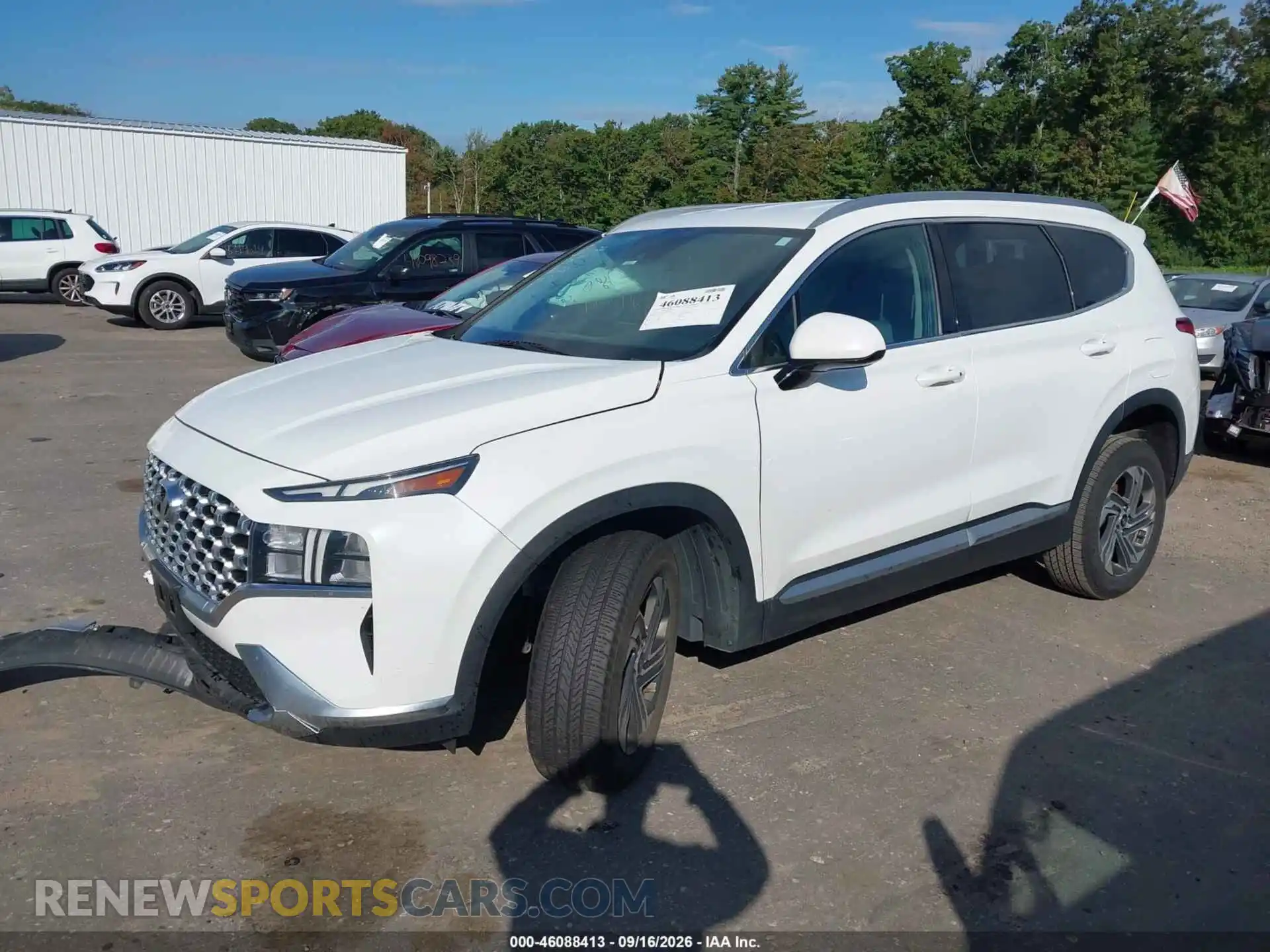 2 Photograph of a damaged car 5NMS2DAJ3MH314622 HYUNDAI SANTA FE 2021