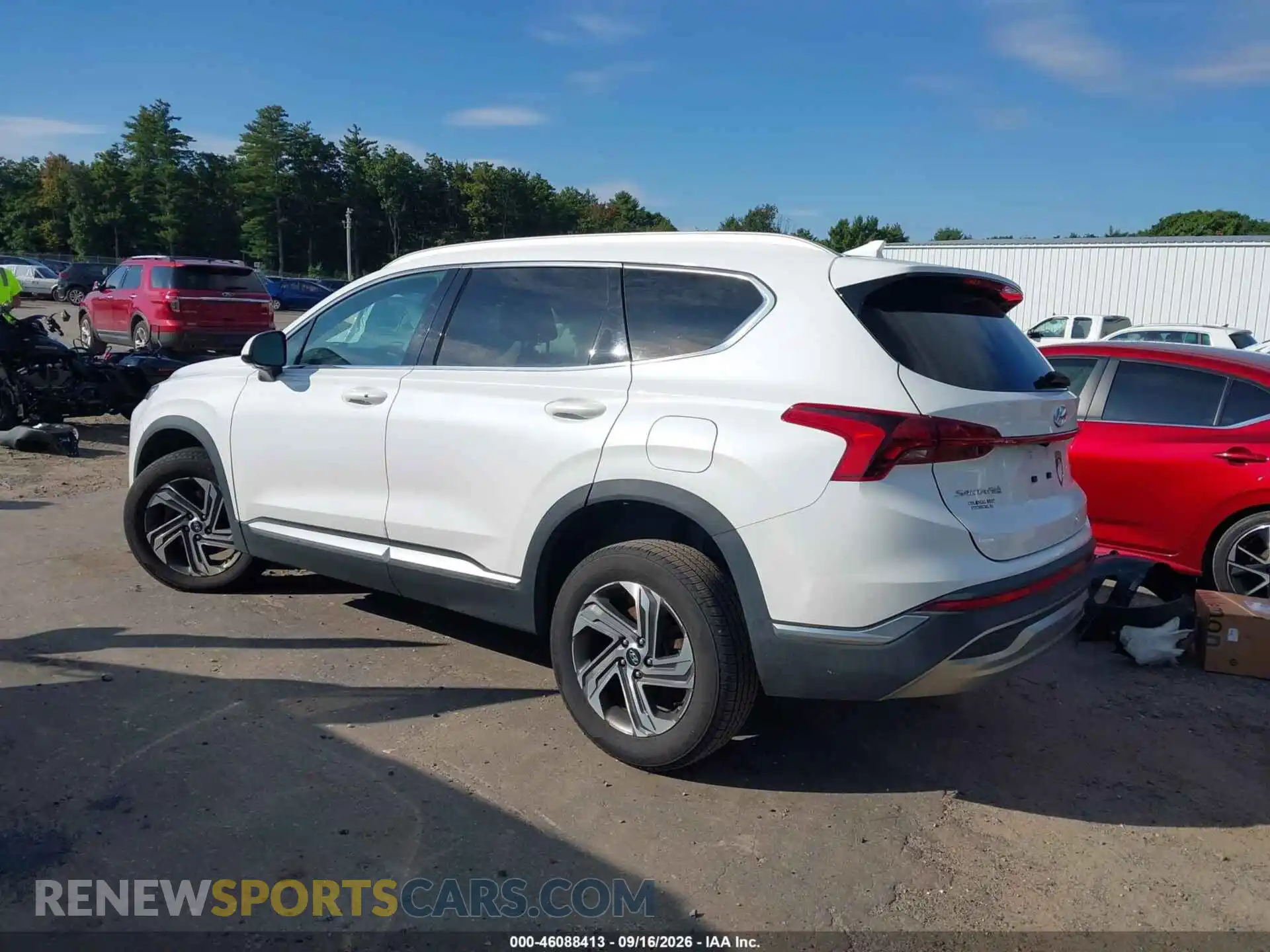 3 Photograph of a damaged car 5NMS2DAJ3MH314622 HYUNDAI SANTA FE 2021