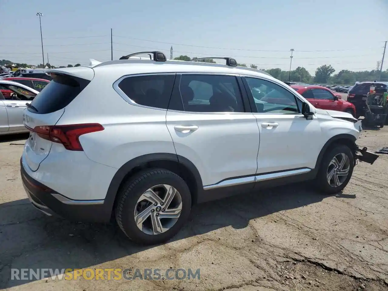 3 fotografías del automóvil dañado 5NMS2DAJ3MH372763 HYUNDAI SANTA FE 2021